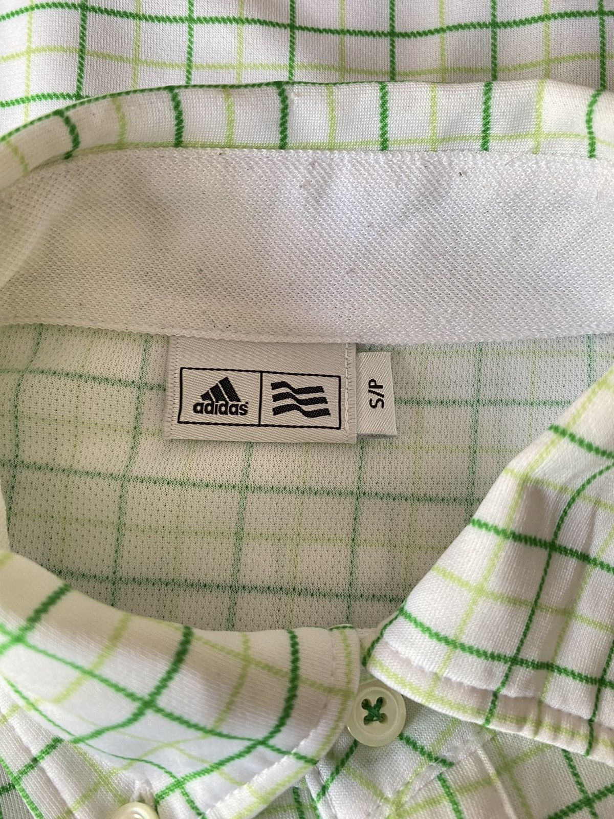 Adidas Adidas c Stell McCartney grid print shirt Size US S / EU 44-46 / 1 - 3 Thumbnail