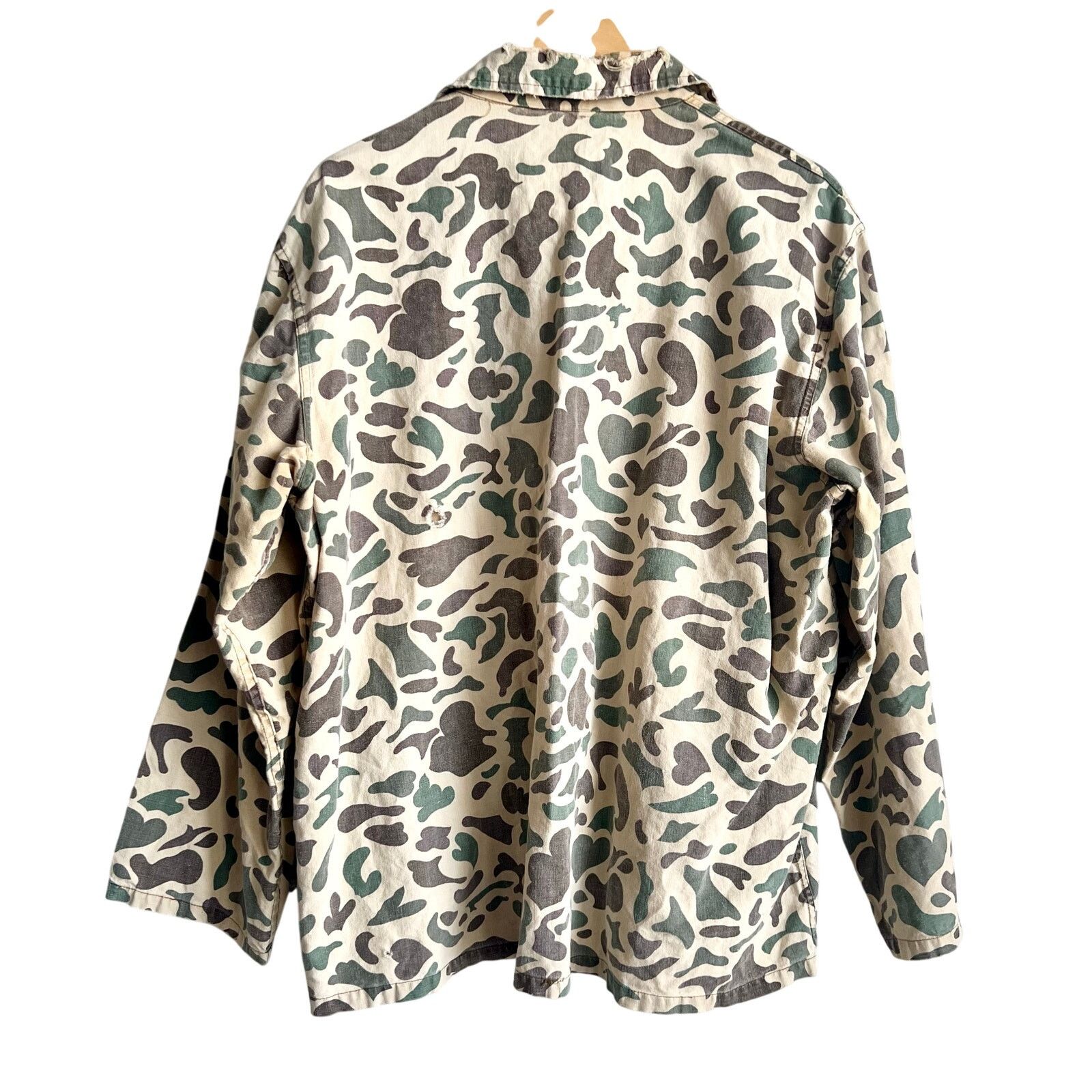 Unknown London Rare Vintage 40's Frog Camo Button Up Jacket Size XXL 24x31 Size US XL / EU 56 / 4 - 2 Thumbnail