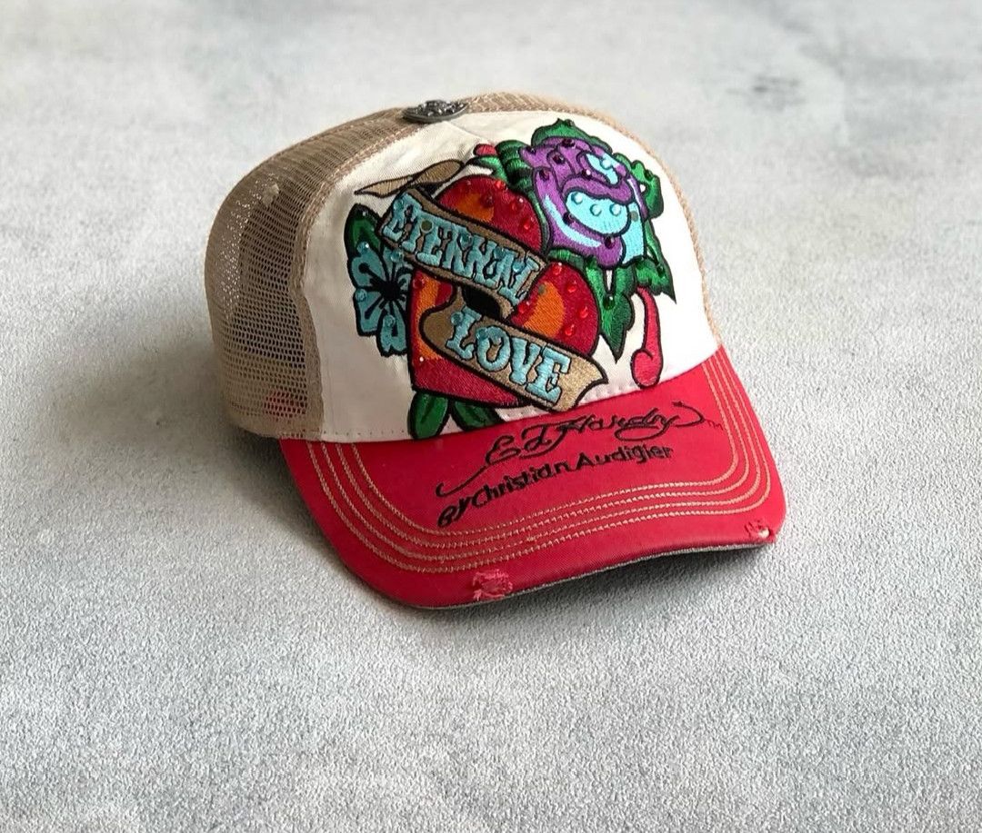 If Six Was Nine × Le Grande Bleu (L.G.B.) Ed hardy trucker hat i6w9 lgb style Size ONE SIZE - 2 Thumbnail