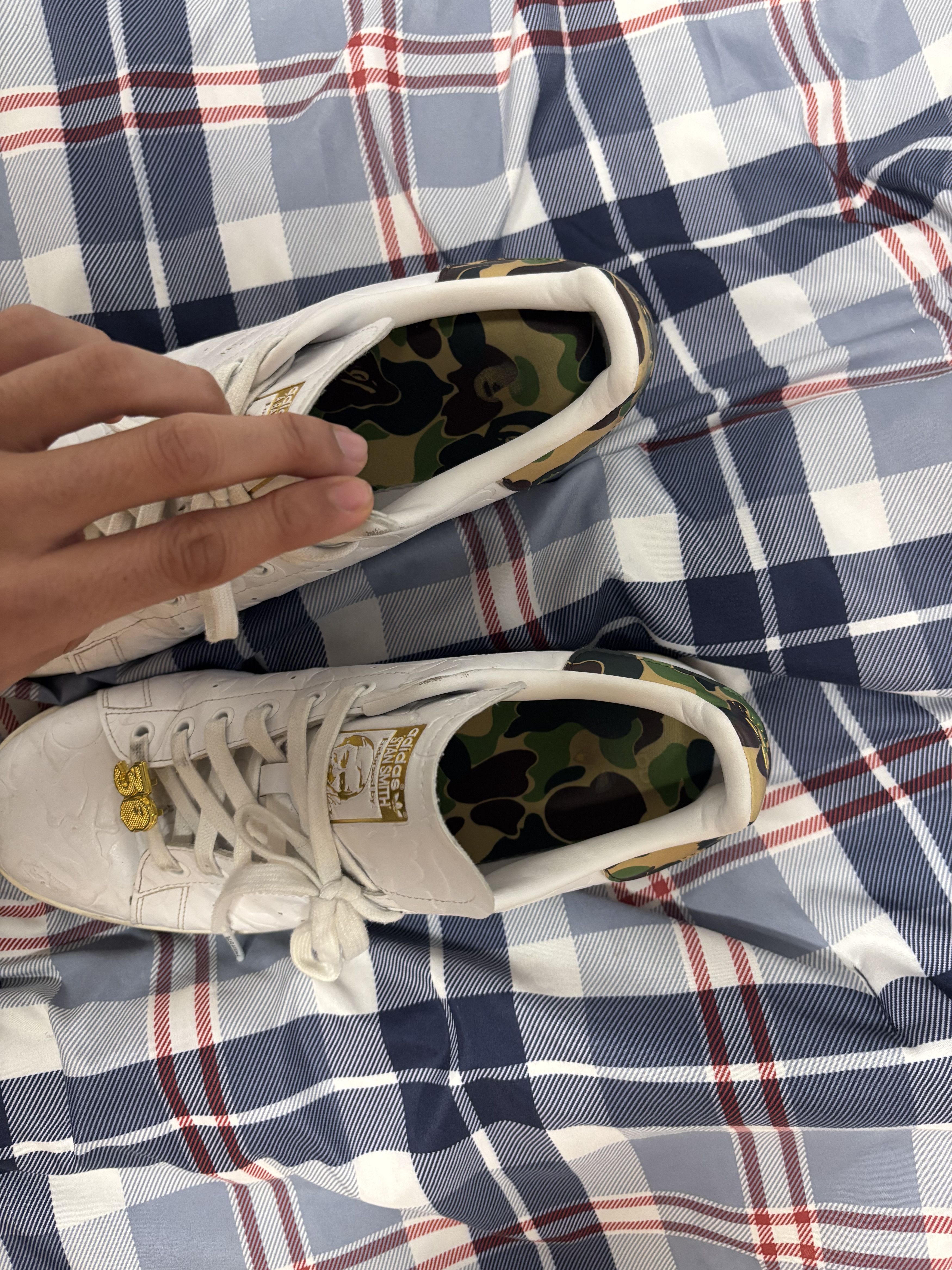 Adidas × Bape Bape Stan Smith Adidas sneaker Size US 10 / EU 43 - 5 Thumbnail