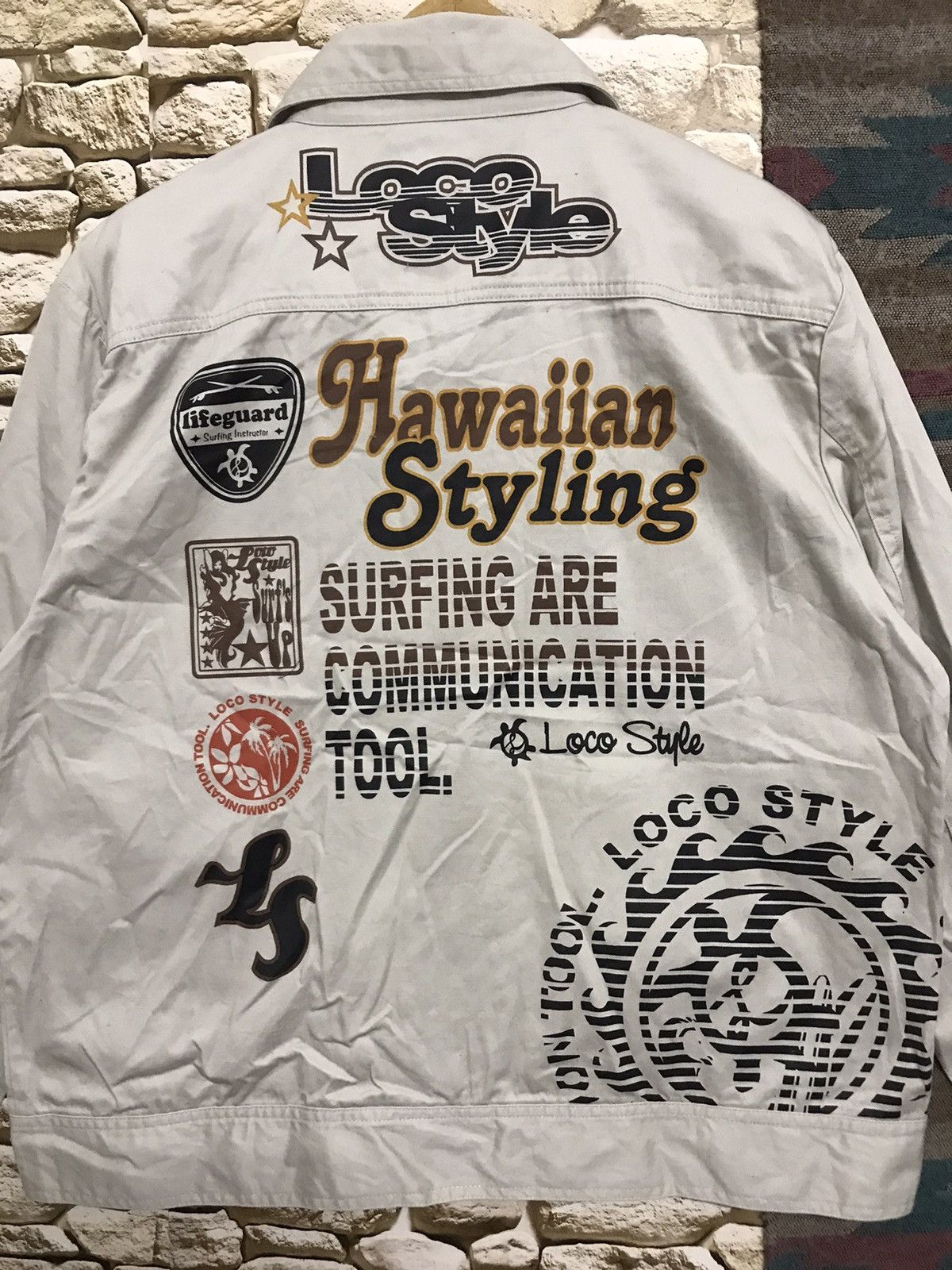 Other Loco Style Hawaiian Styling Surfing are Comunication Tool Size US L / EU 52-54 / 3 - 4 Thumbnail