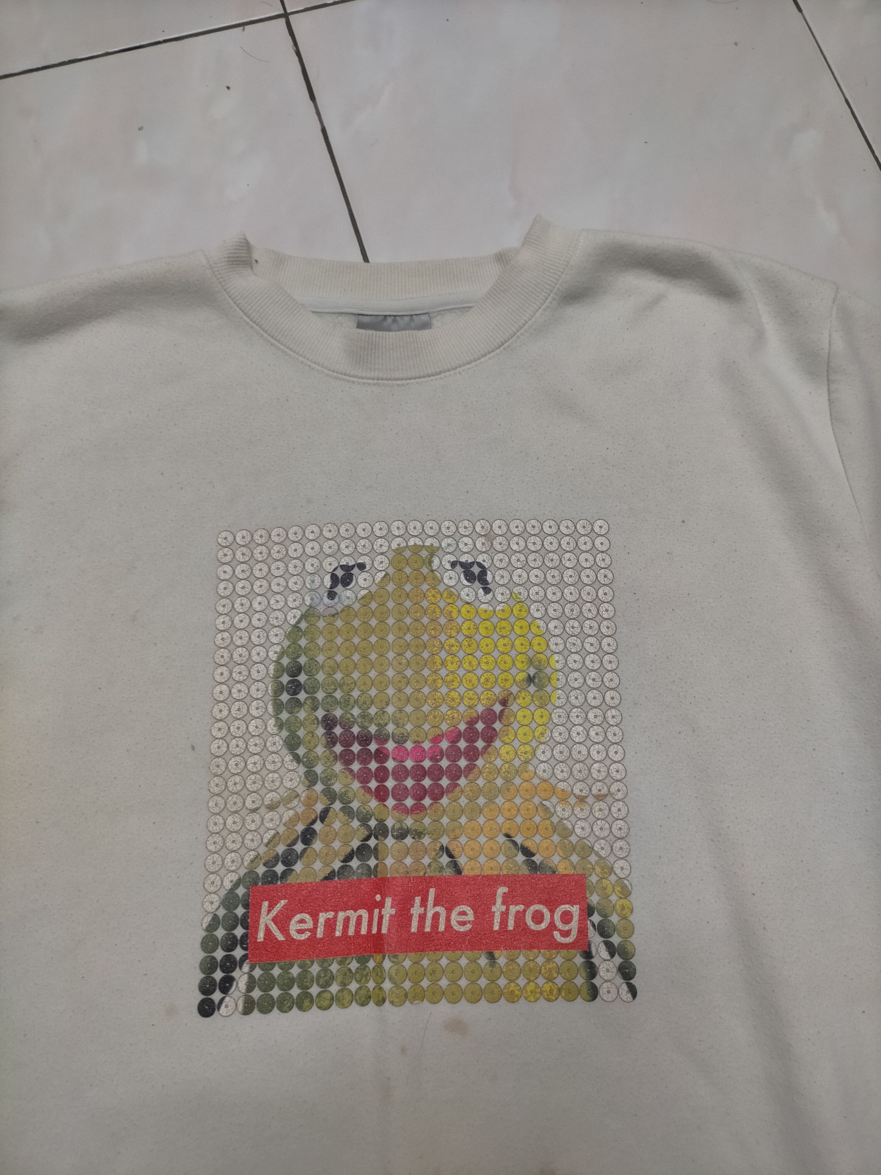 Disney × Vintage Vintage Kermit The Frog Disney Sweatshirt Size US XL / EU 56 / 4 - 3 Thumbnail