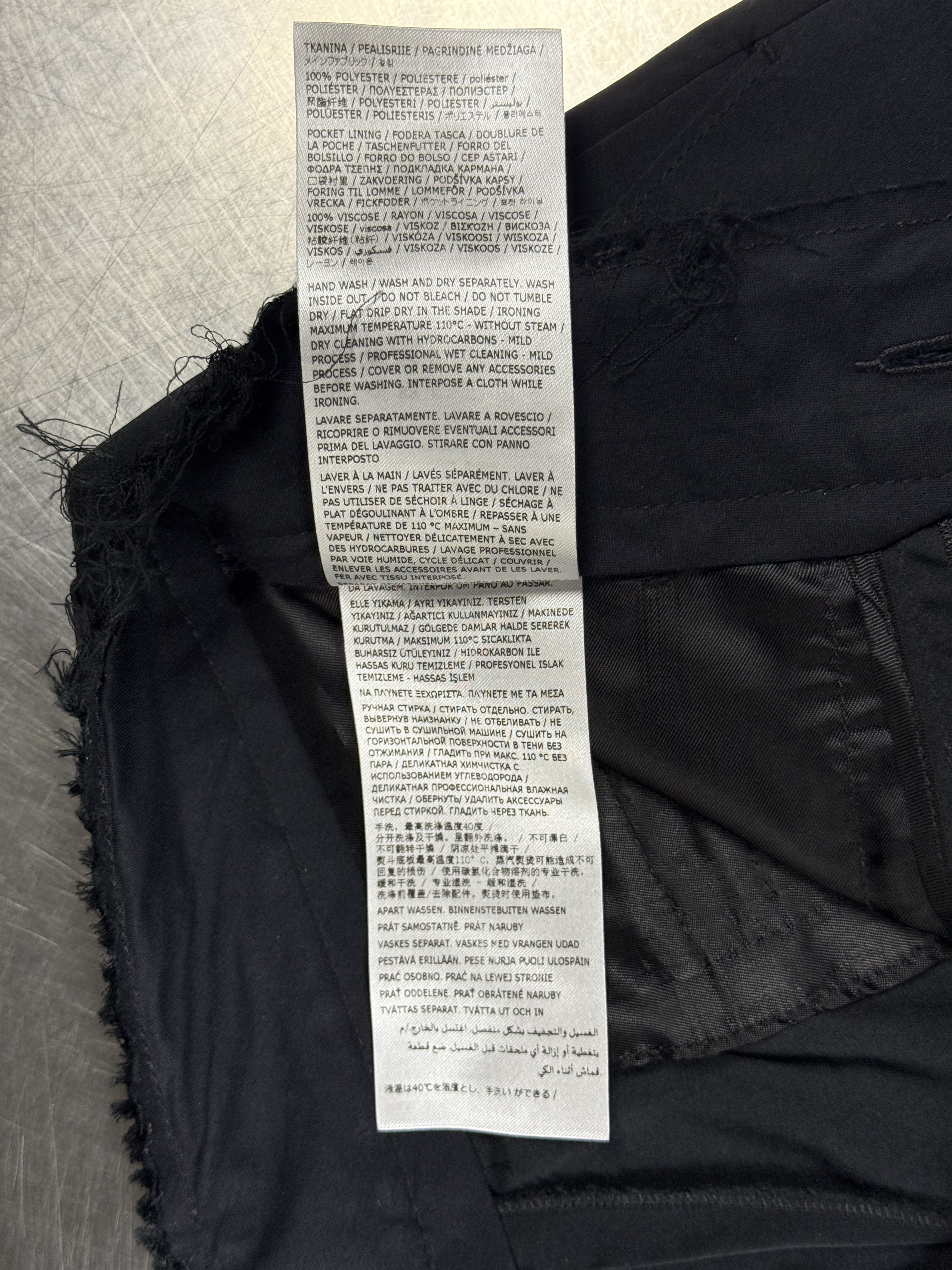 Maison Margiela $575 MM6 Maison Margiela Pleated Trousers Size 25" / US 0 / IT 36 - 12 Thumbnail