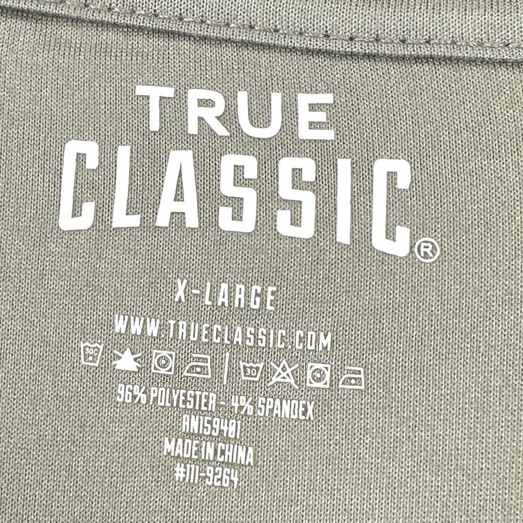 Vintage True Classic T-Shirt Mens XL Grey Crew Neck Short Sleeve Basic Tee Adults USA Made Size US XL / EU 56 / 4 - 4 Thumbnail