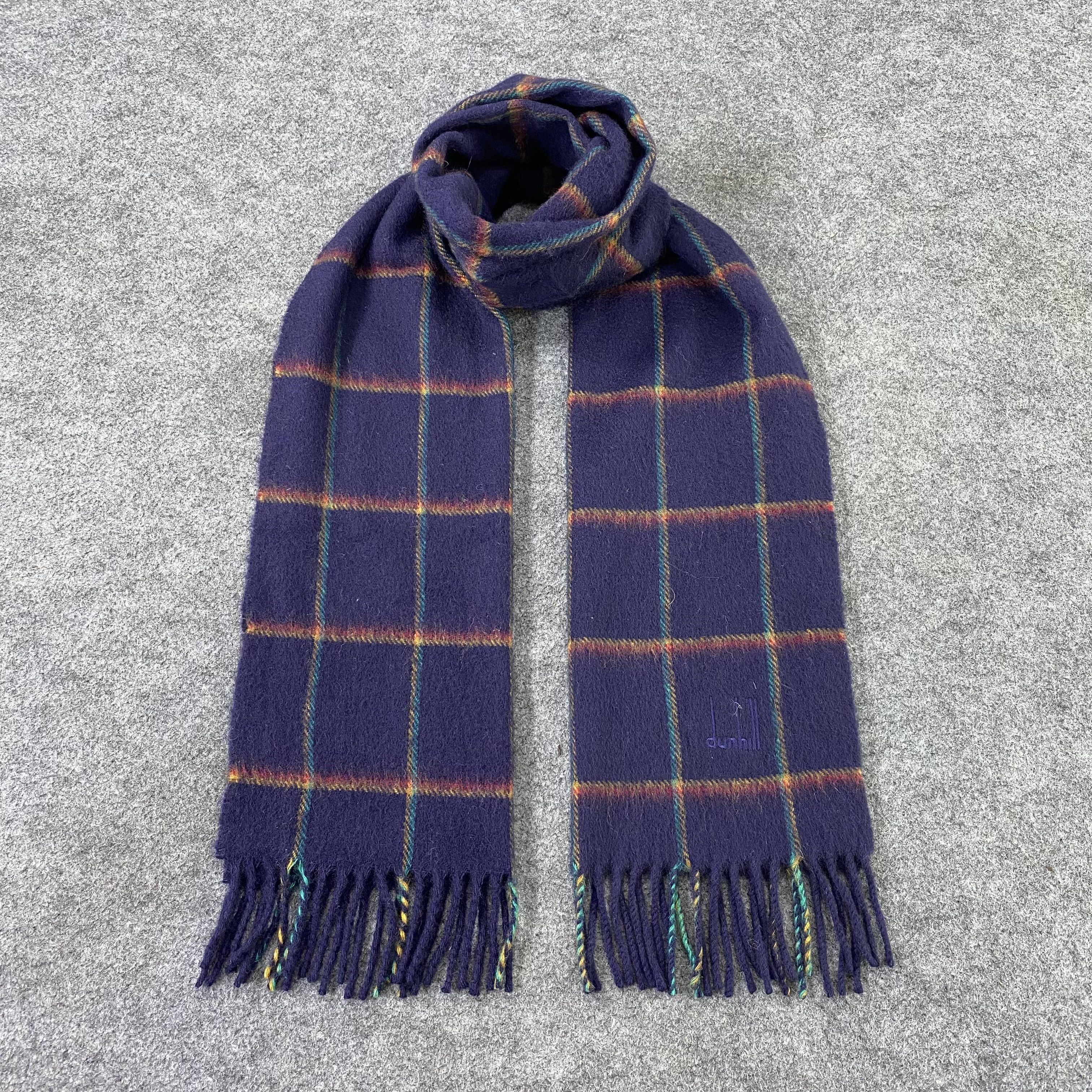 Alfred Dunhill Alfred Dunhill Cashmere Muffler Scarf / Neckwear - T1540 Size ONE SIZE - 1 Thumbnail