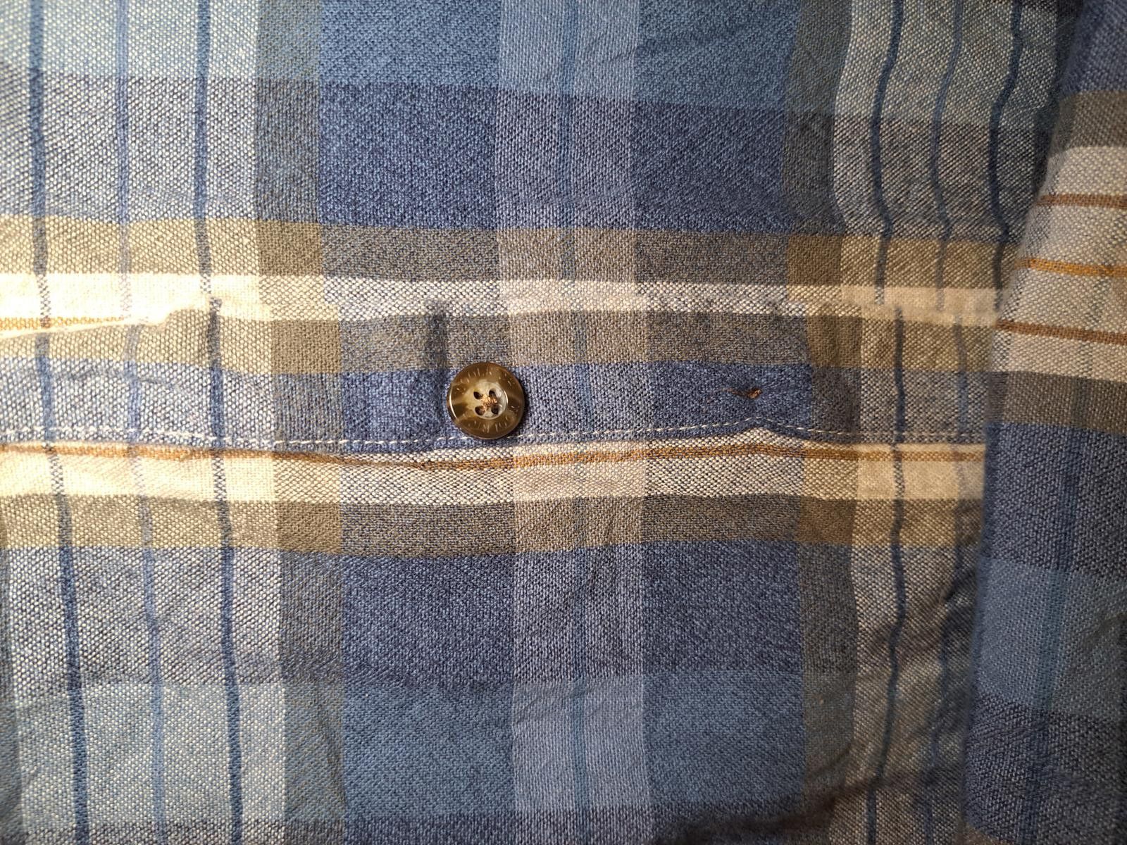 Woolrich Woolen Mills Woolrich Flannel Button Down Shirt Mens Large Plaid Blue Size US L / EU 52-54 / 3 - 5 Thumbnail