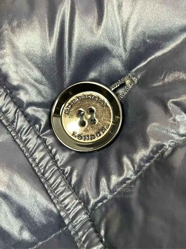 Burberry Burberry Women's Blue Down Jacket. Size S / US 4 / IT 40 - 3 Thumbnail