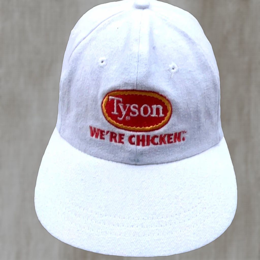 Vintage VINTAGE Tyson Headshot Hat Cap Baseball Adjustable White Twill Cotton Cap Men Size ONE SIZE - 1 Thumbnail