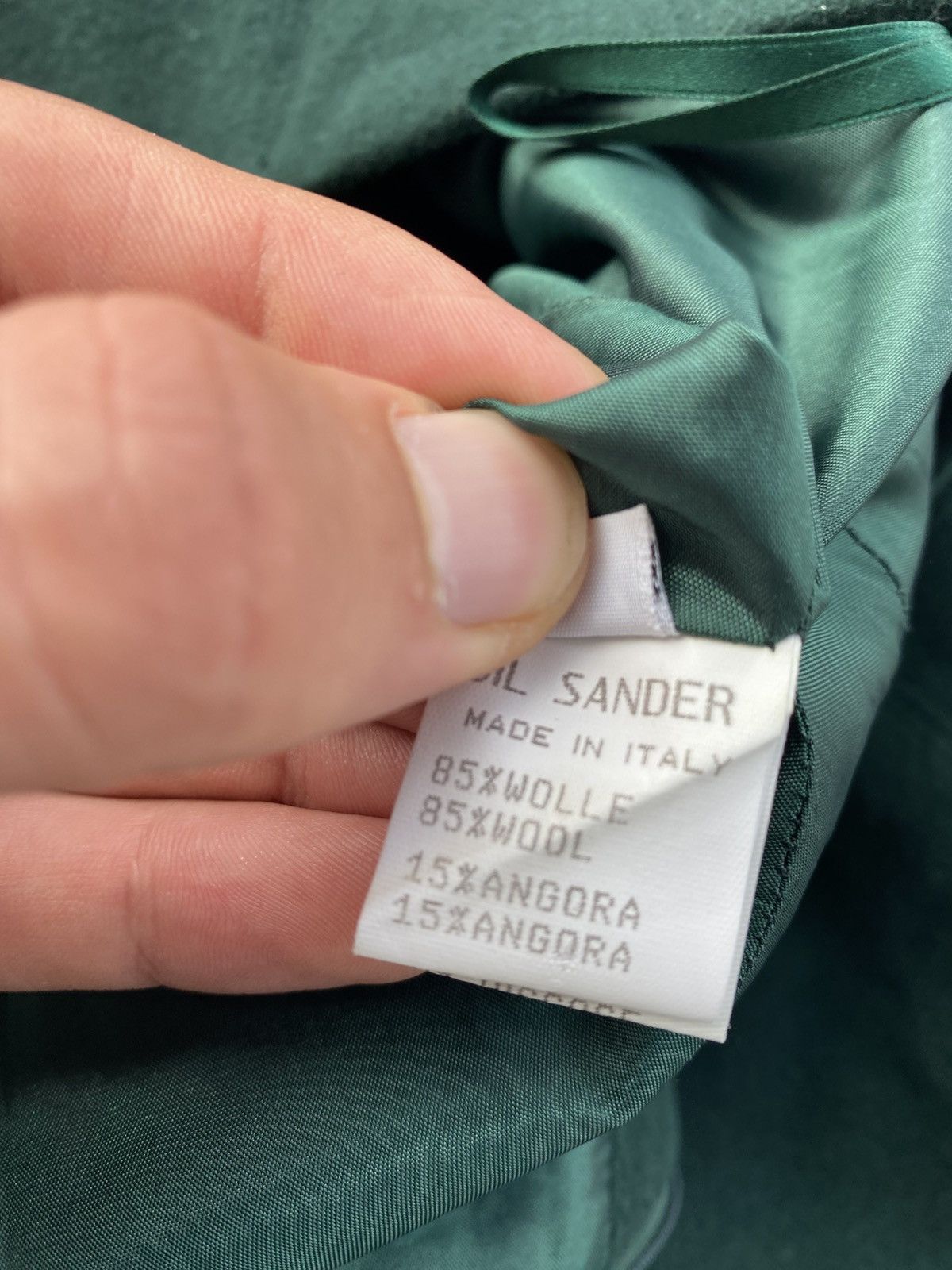 Jil Sander Vintage Jil Sander + Wool Skirt Size 30" / US 8 / IT 44 - 9 Thumbnail