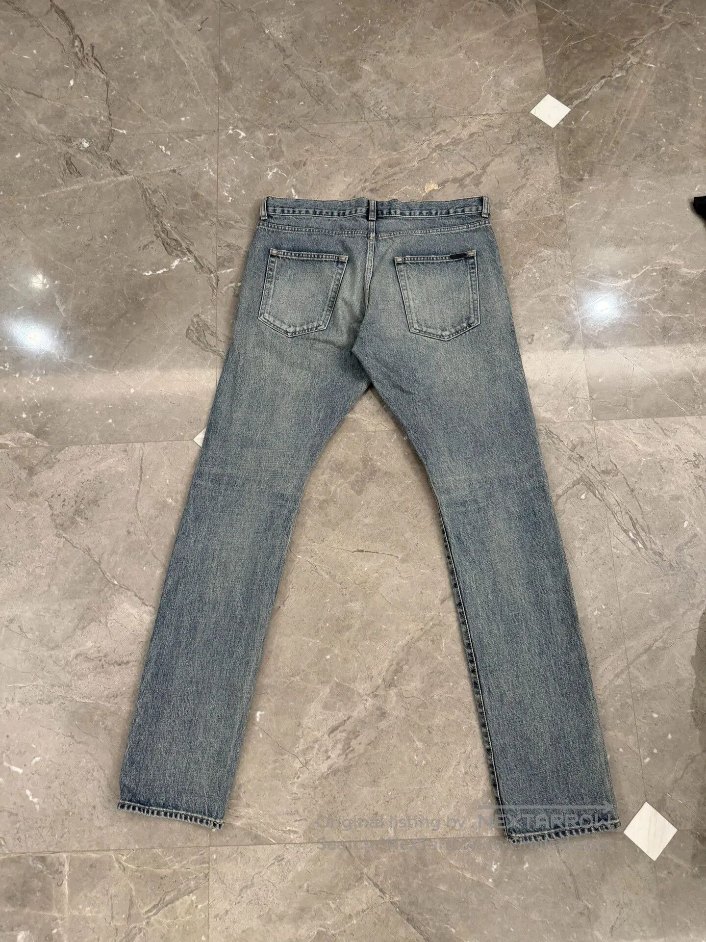 Saint Laurent Paris Saint Laurent Blue Denim Jeans Size 33. Size US 33 - 2 Thumbnail