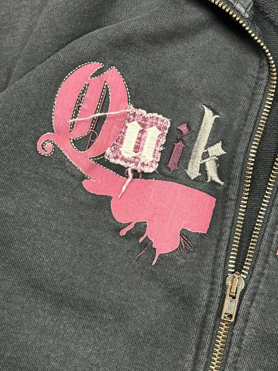 Quiksilver Crazy Y2K Vintage Faded QuickSilver Zip Up Hoodie Size US L / EU 52-54 / 3 - 7 Thumbnail