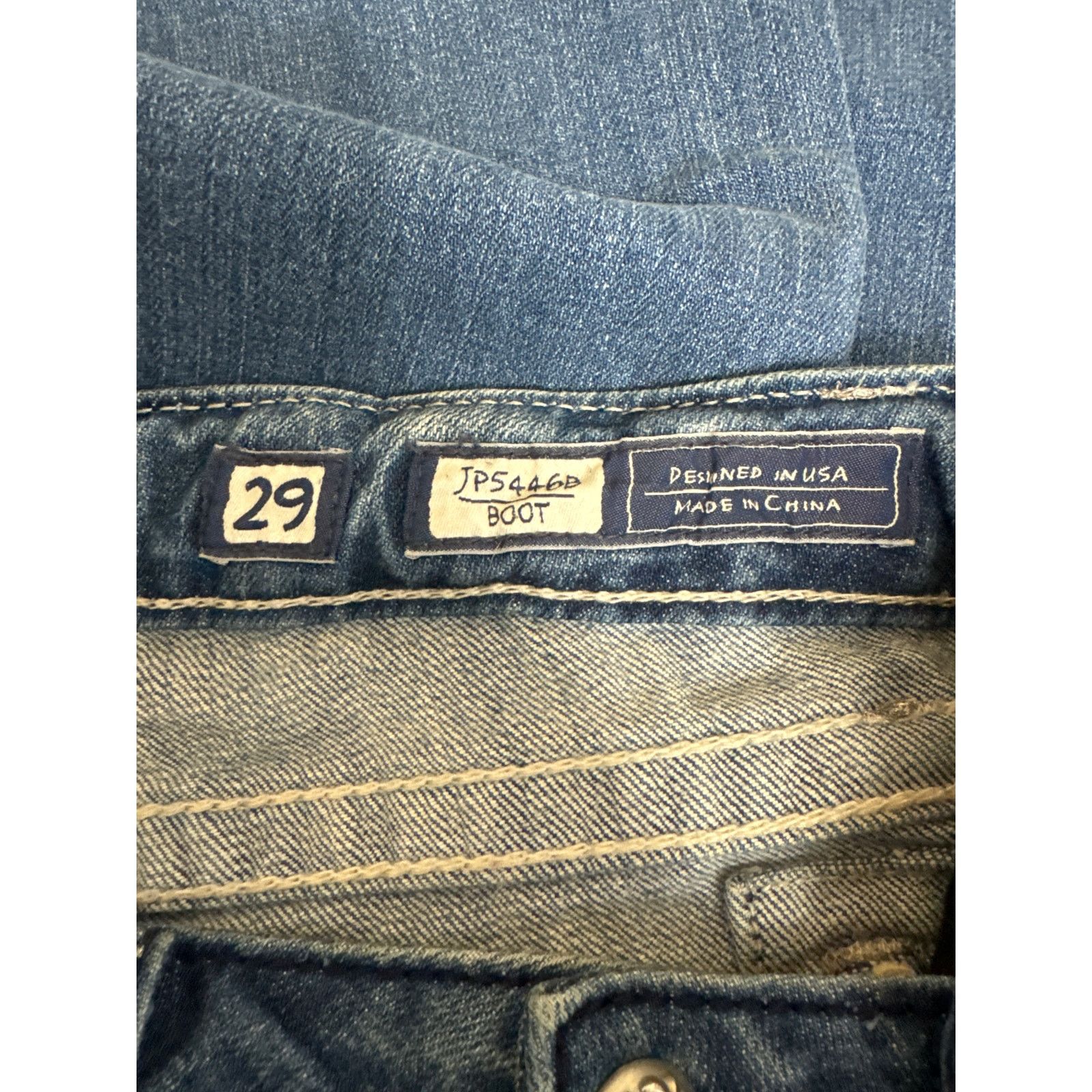 Miss Me Miss Me Jeans 29, JP5446B Cuffed Boot Color MED57B Size 29" - 5 Thumbnail