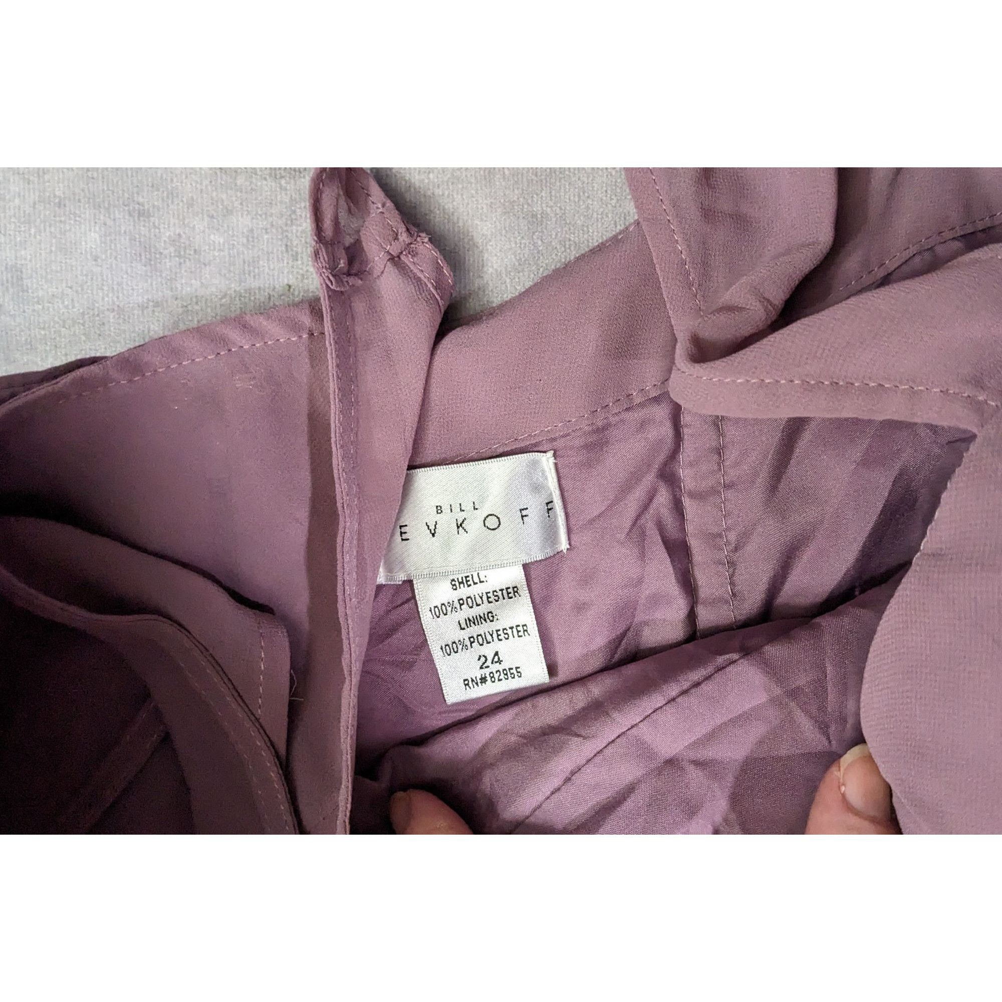 Other Whimsical Bill Levkoff Muted Purple Formal Dress Size 4XL / US 24-26 - 9 Thumbnail