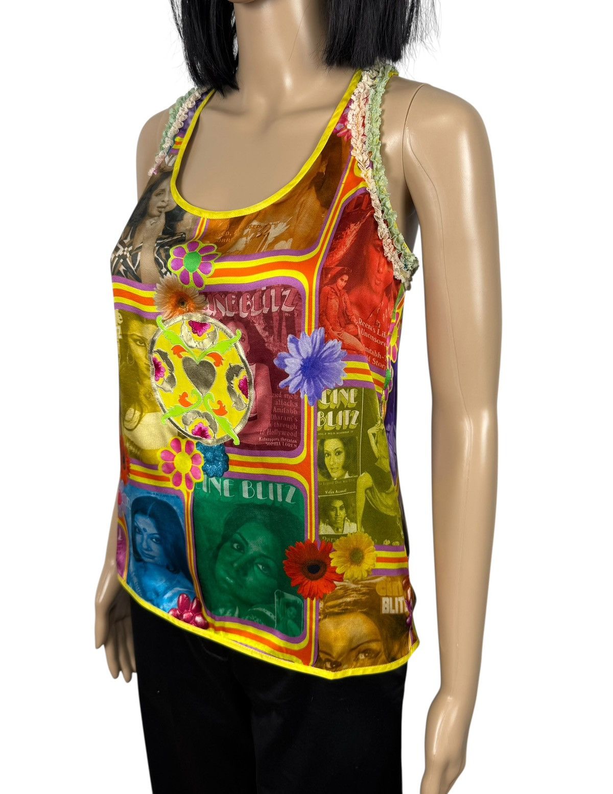 Manish Arora Manish Arora Silk Blouse Tank Top Printed size M Size M / US 6-8 / IT 42-44 - 6 Thumbnail