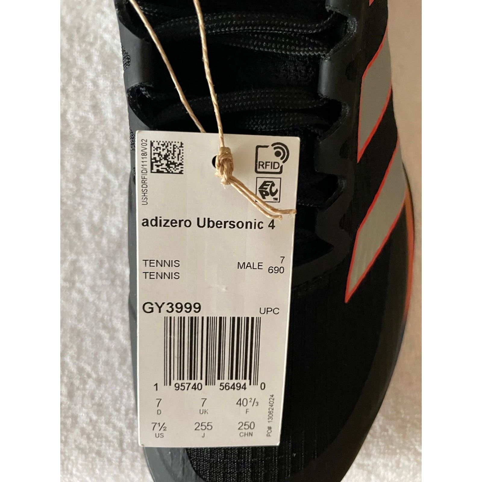 Adidas ADIZERO UBERSONIC 4 TENNIS/PICKLEBALL SHOES- Men’s 7.5 Size US 7.5 / EU 40-41 - 11 Thumbnail