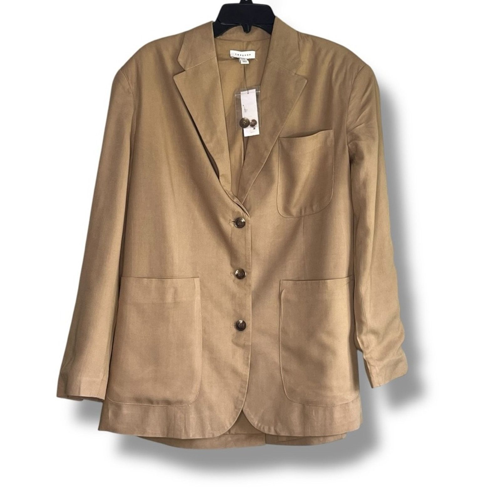 Topshop Topshop Single Breasted Oversized Blazer Jacket NWT Size S / US 4 / IT 40 - 3 Thumbnail