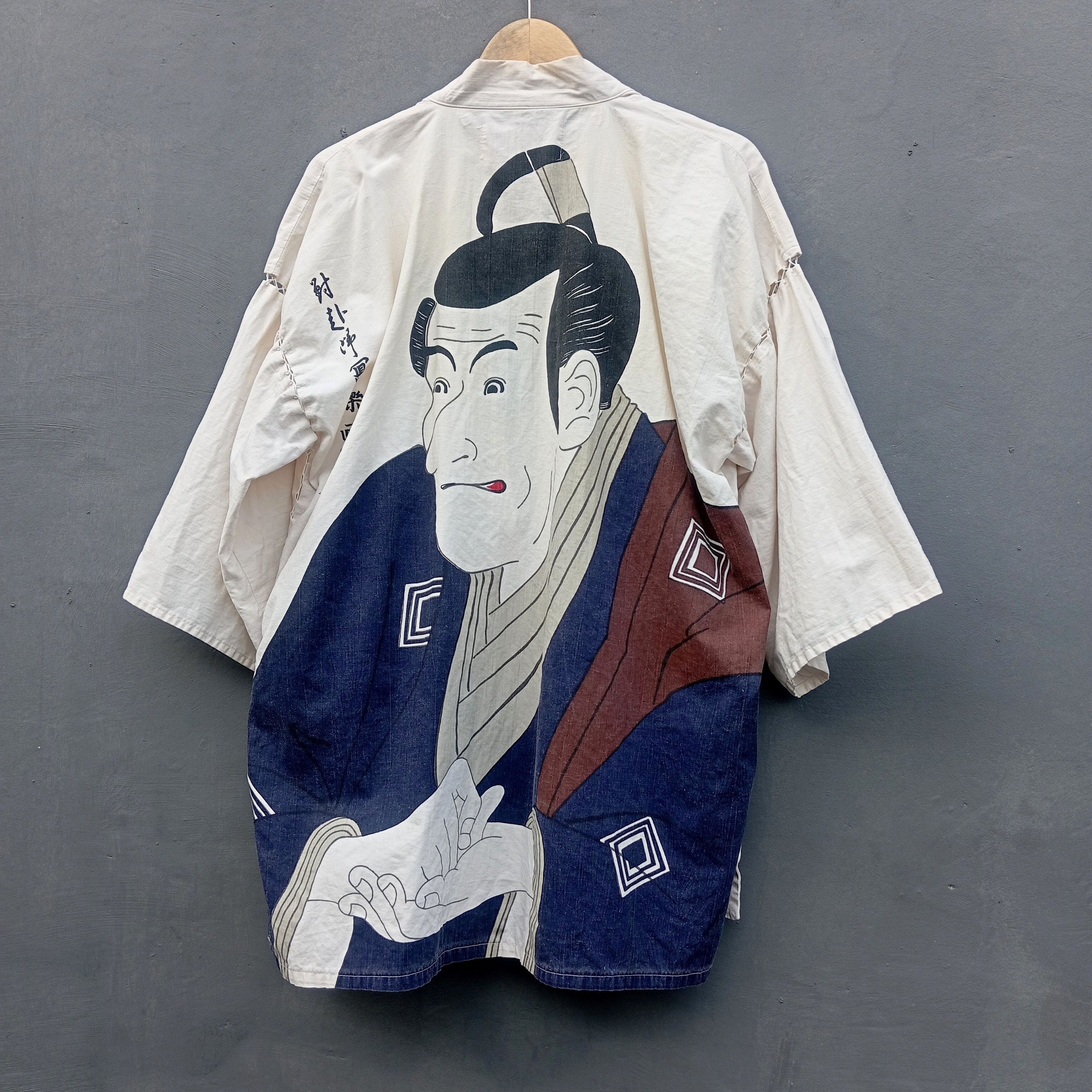 image of Kimono Japan Dragon x Komono Vintage Kimono Shirts Not Kapital in White, Men's (Size XL)