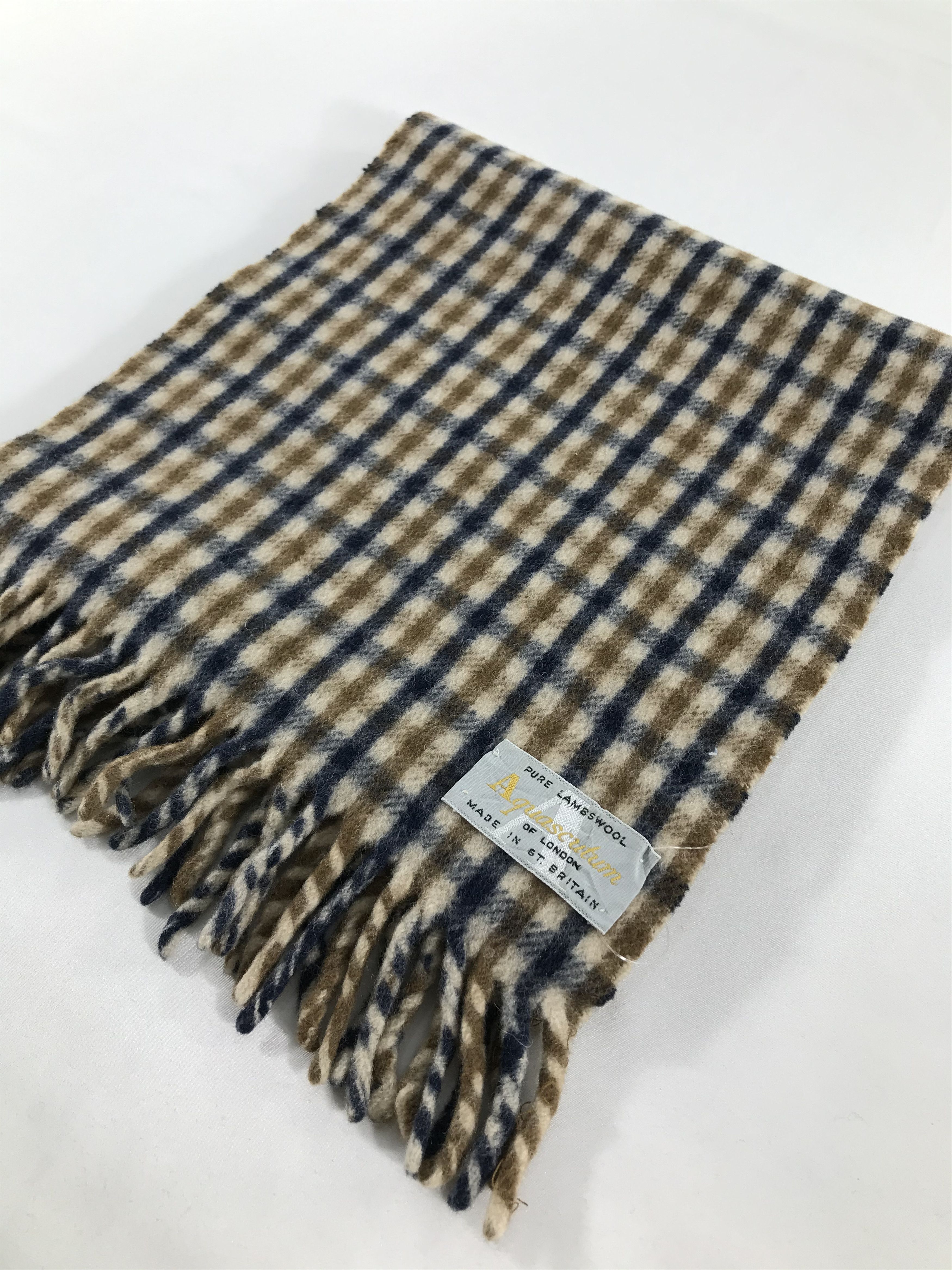 Aquascutum Vintage Aquascutum Scarf/Muffler/Neckwear MF1443 Size ONE SIZE - 3 Thumbnail