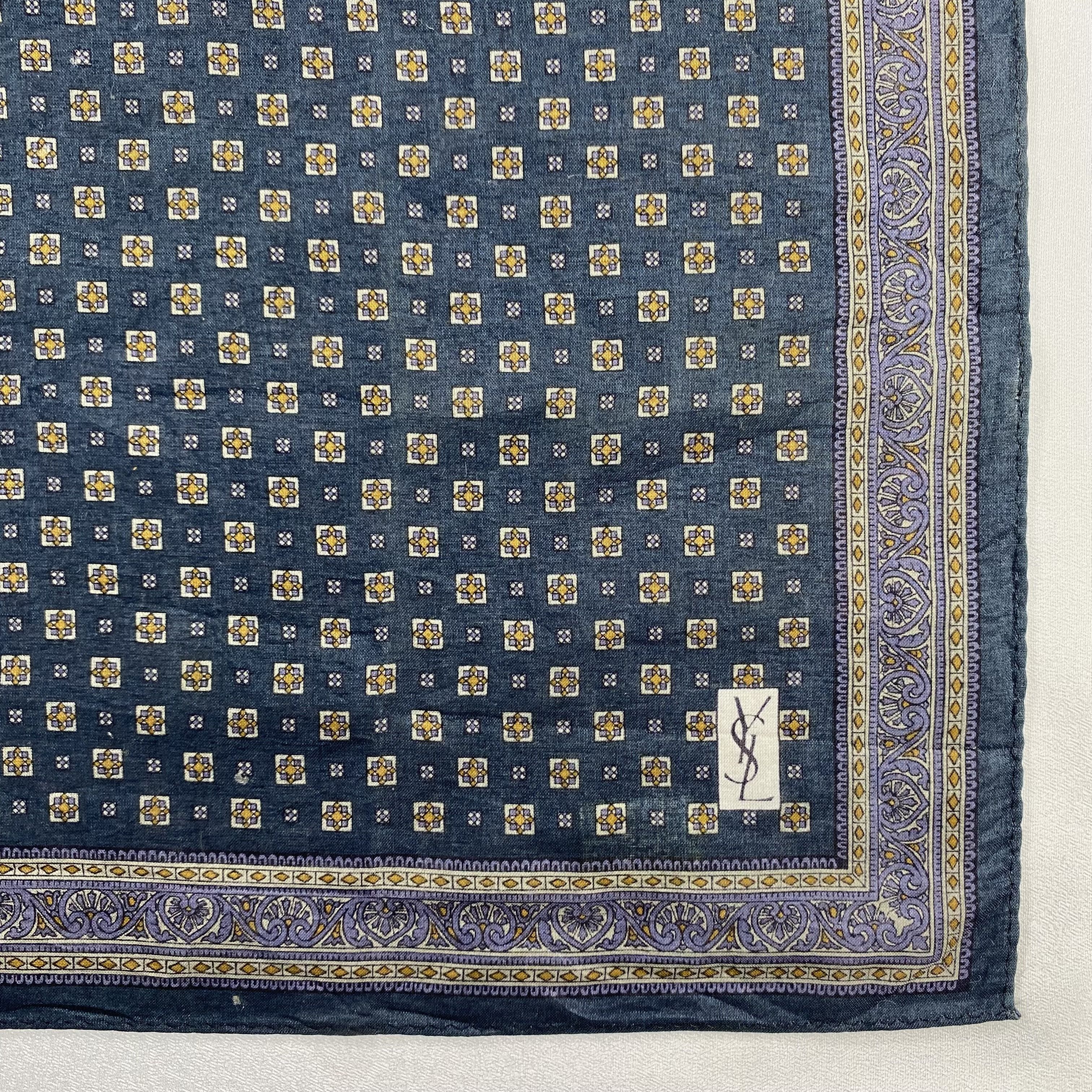 Vintage Yves Saint Laurent Handkerchief / Neckerchief / Bandana-P974 Size ONE SIZE - 3 Thumbnail