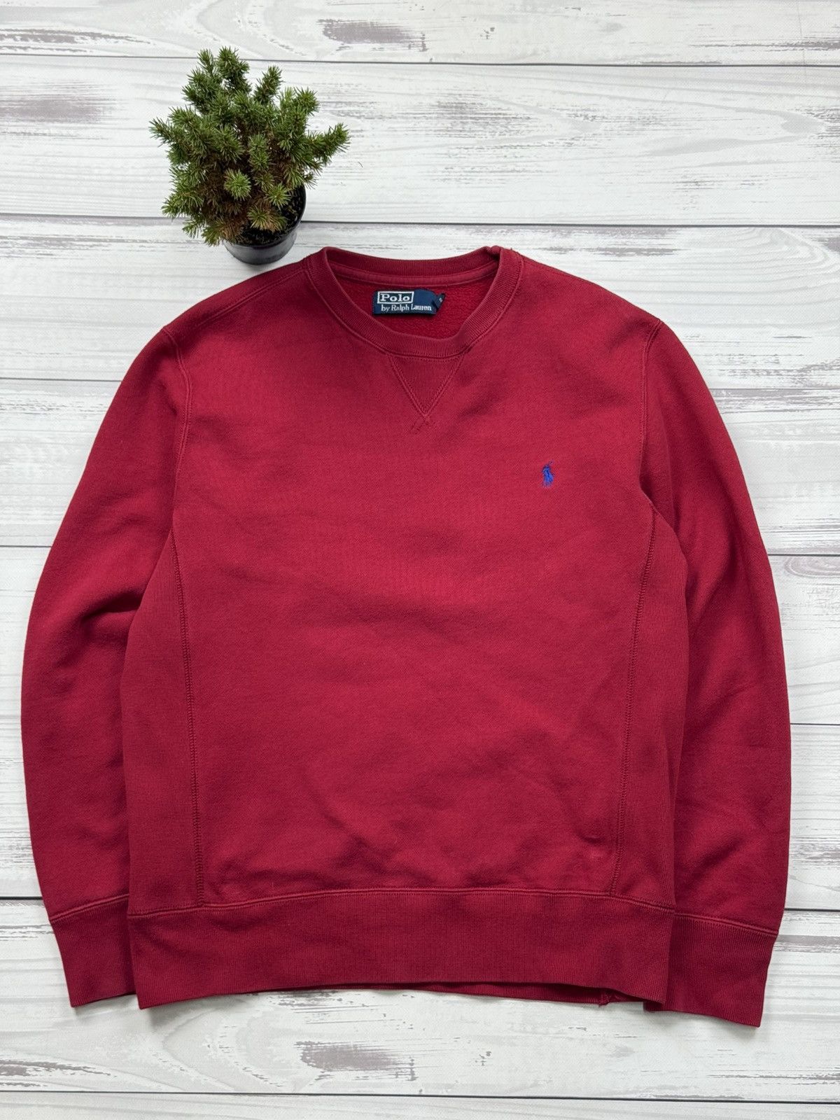 Polo Ralph Lauren Polo Ralph Lauren Sweatshirt Mens Large Red Size US S / EU 44-46 / 1 - 1 Thumbnail