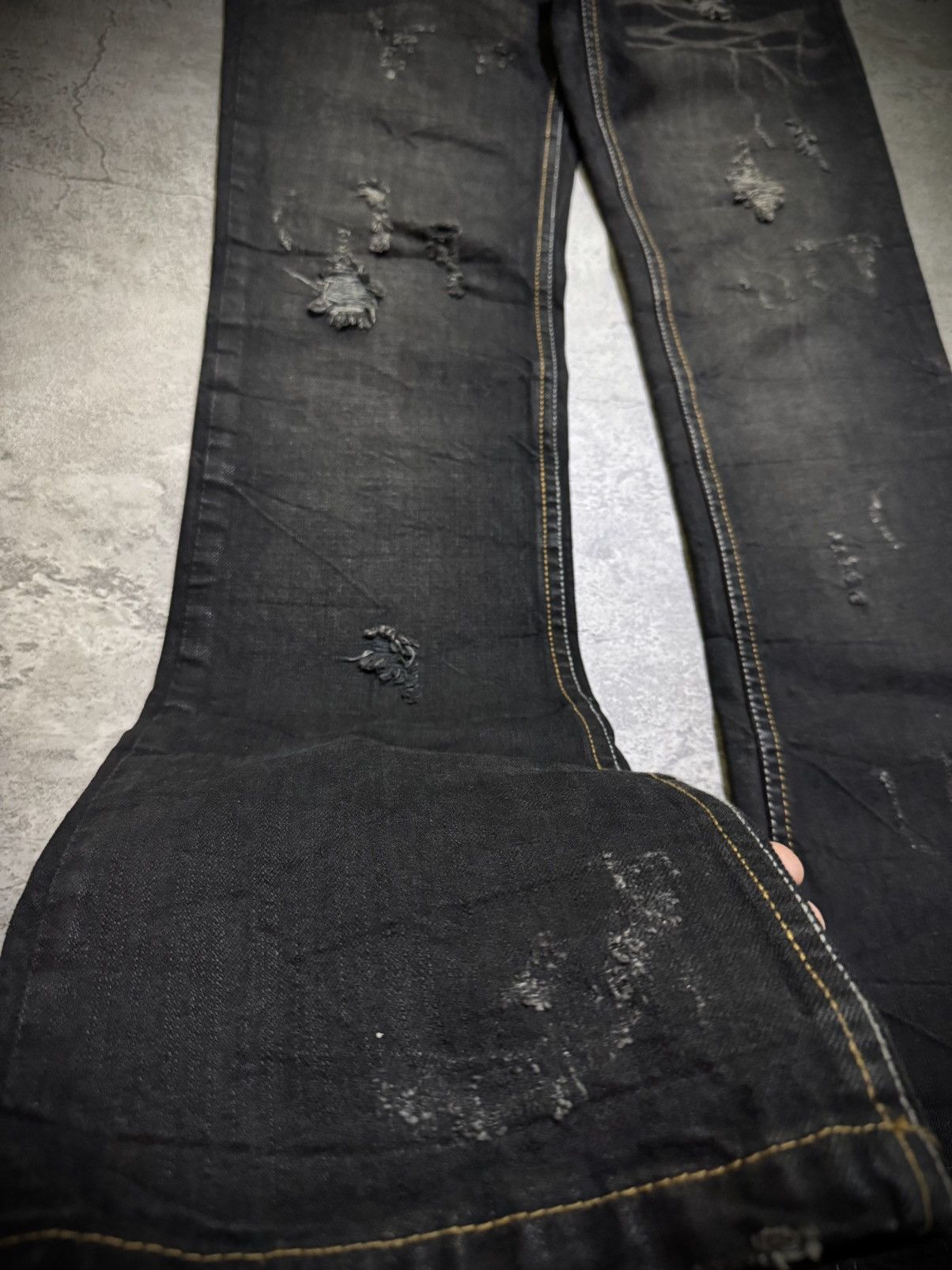 Hysteric Glamour Y2k Apestcip Ifsixwasnine Distressed Jeans Size US 31 - 6 Thumbnail