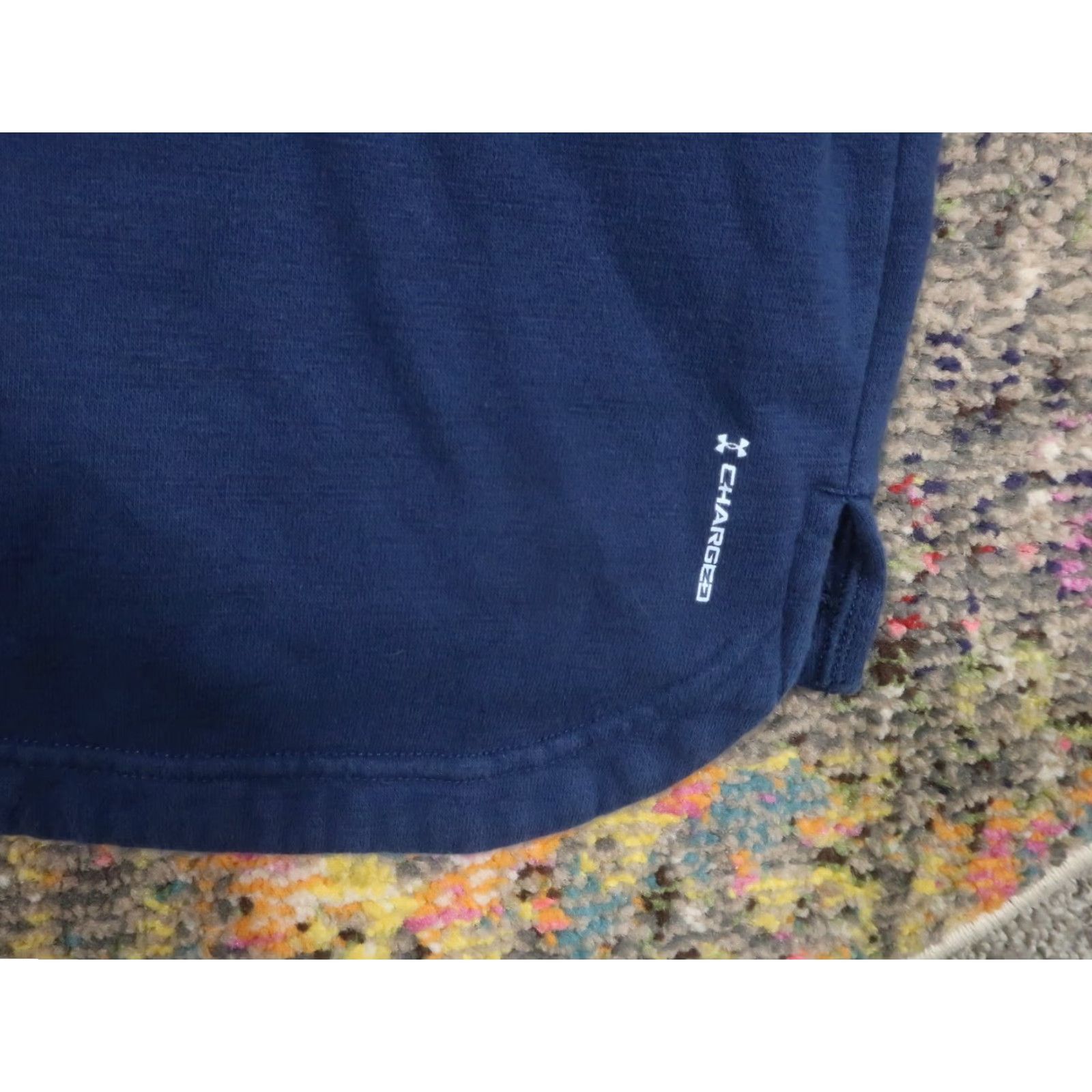 Under Armour Under Armour Iron Paradise Sleeveless Hoodie Men's Small Blue Logo Graphic Fleece Pullover Sports, Lightweight, Breathable, Stretch, Regular Fit Size US S / EU 44-46 / 1 - 7 Thumbnail