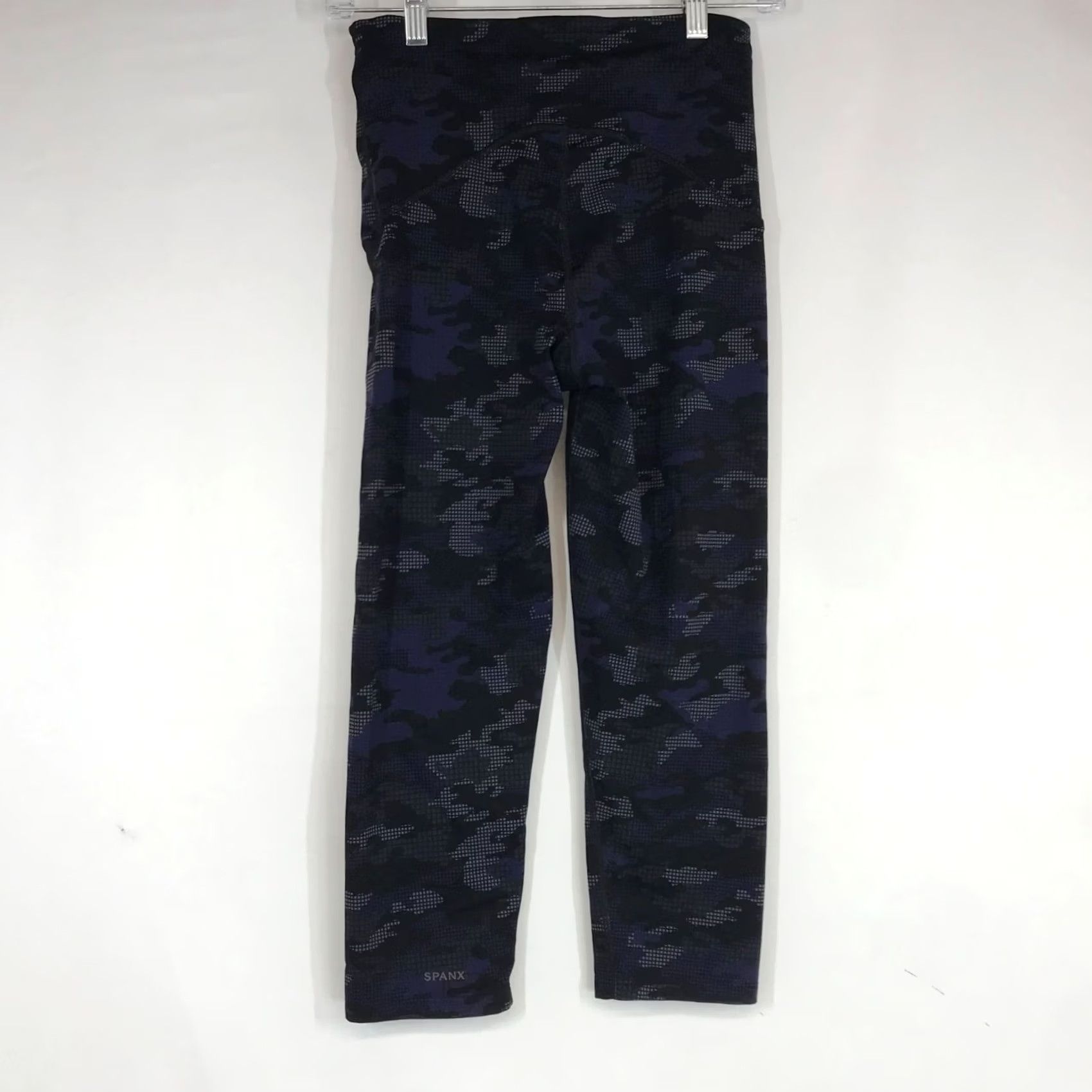 Spanx SPANX BY SARA BLAKELY Leggings Womens Medium BLACK & BLUE Nylon Blend Size 32" / US 10 / IT 46 - 4 Thumbnail
