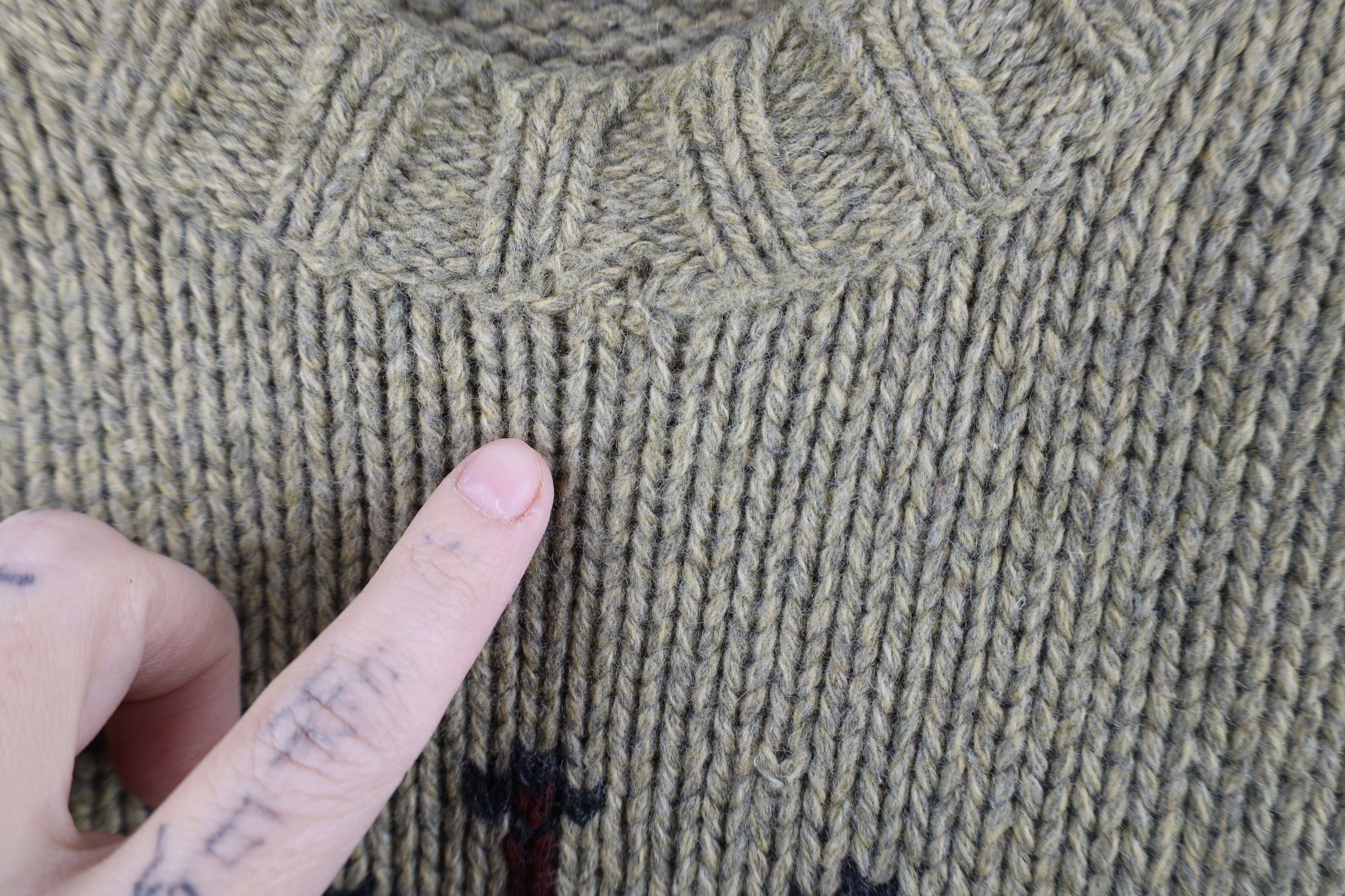 Abercrombie & Fitch Vintage 90s Abercrombie & Fitch Snowflake Crewneck Sweater Size US L / EU 52-54 / 3 - 5 Thumbnail