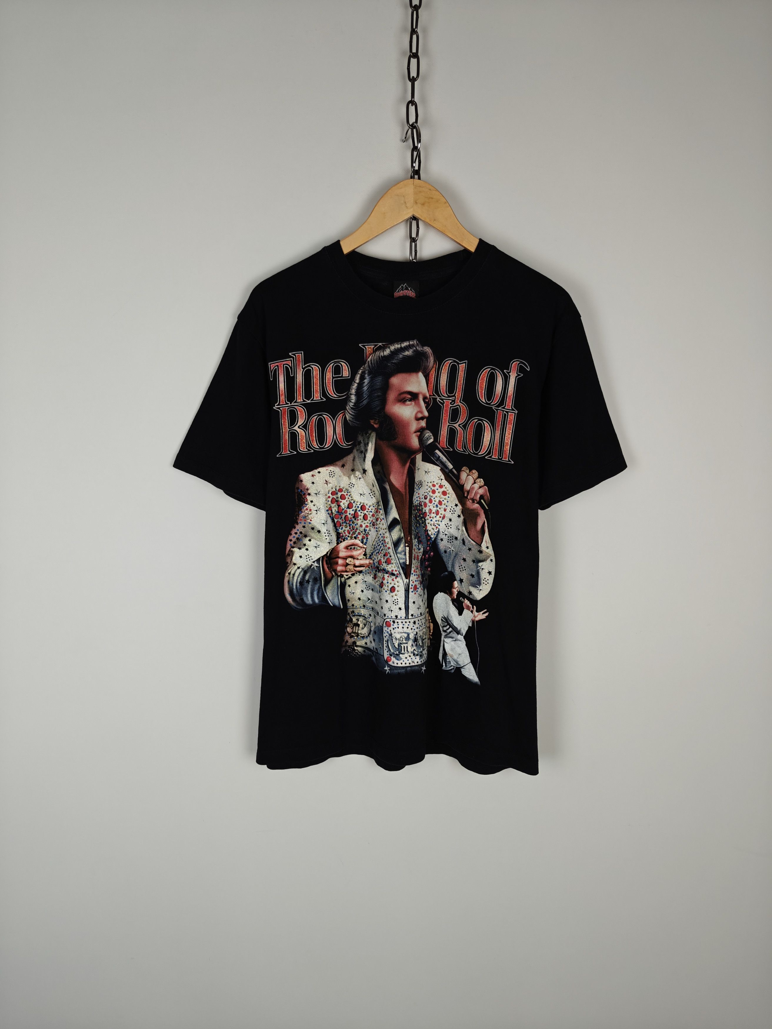 Other Rock Tees Vintage Elvis Presley Tee Double Big Logo Size L Size US L / EU 52-54 / 3 - 2 Thumbnail