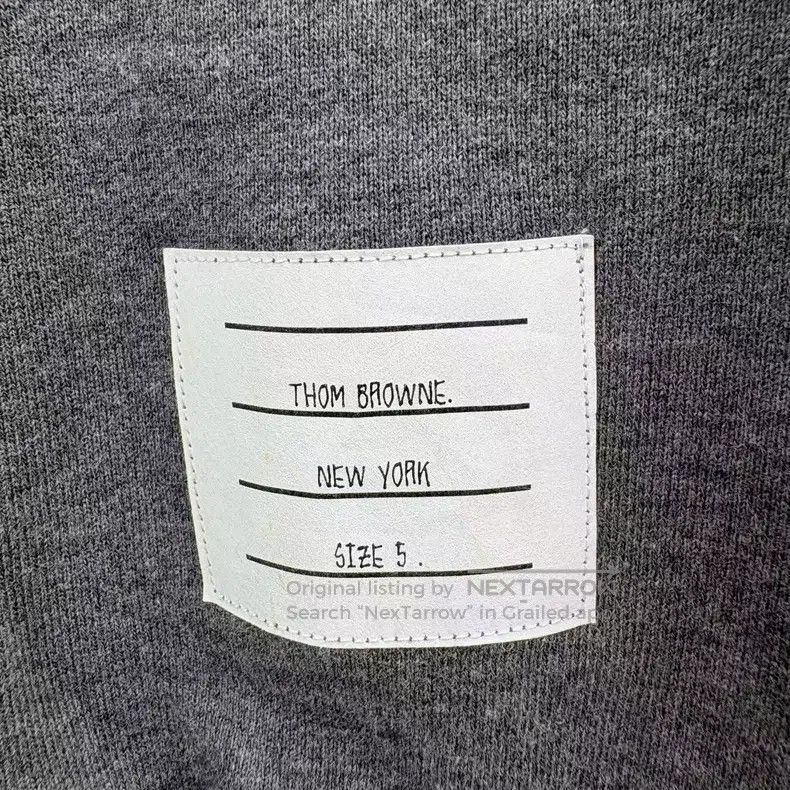 Thom Browne Thom Browne size 5 Dark gray four-stripe sweatpants Size US 32 / EU 48 - 4 Thumbnail
