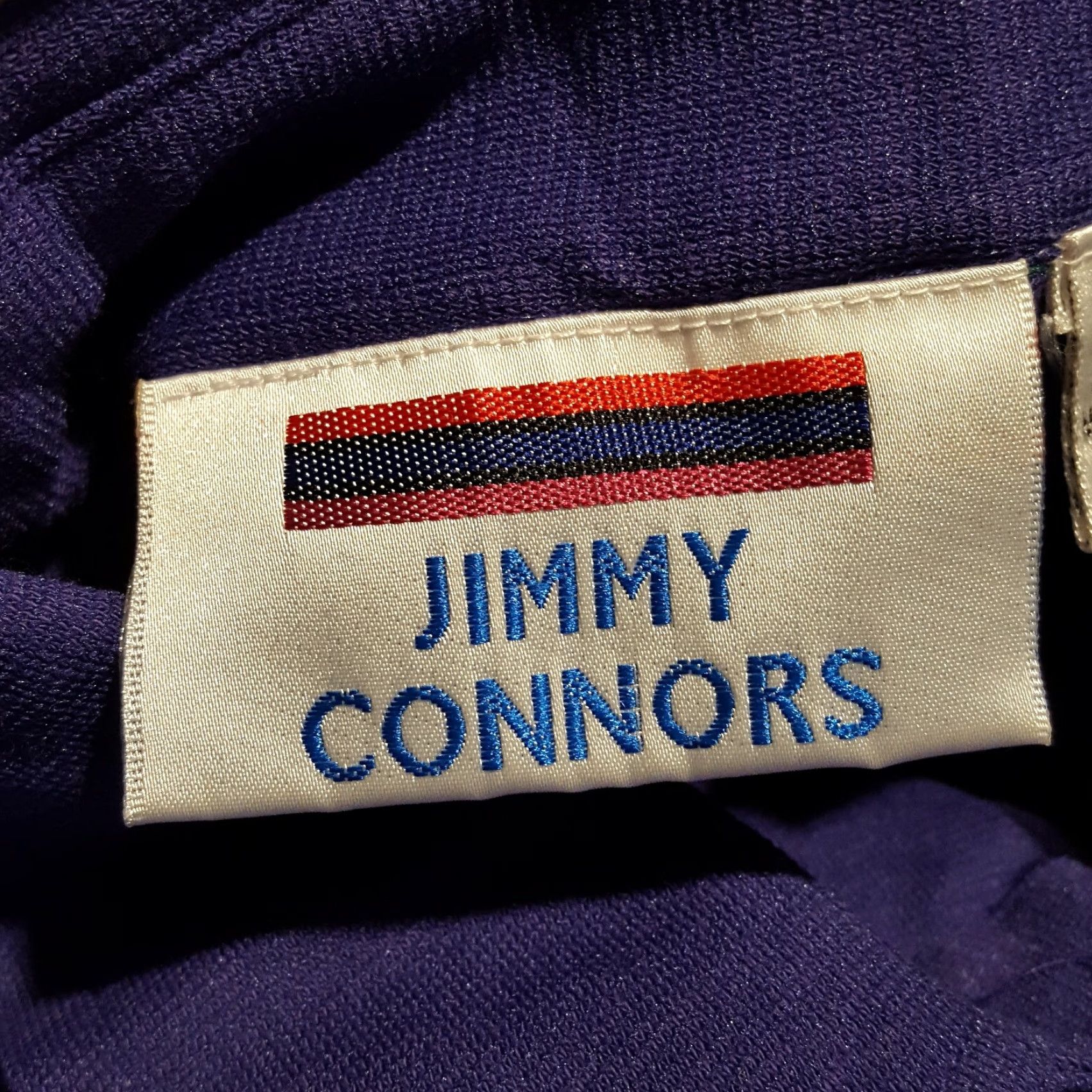 Vintage VINTAGE Jimmy Connors Polo Shirt Purple M Adult Shirt 90s Tennis Sports Collared Cotton Polyester Blend Button Logo Short Sleeve Casual Men Size US M / EU 48-50 / 2 - 7 Thumbnail