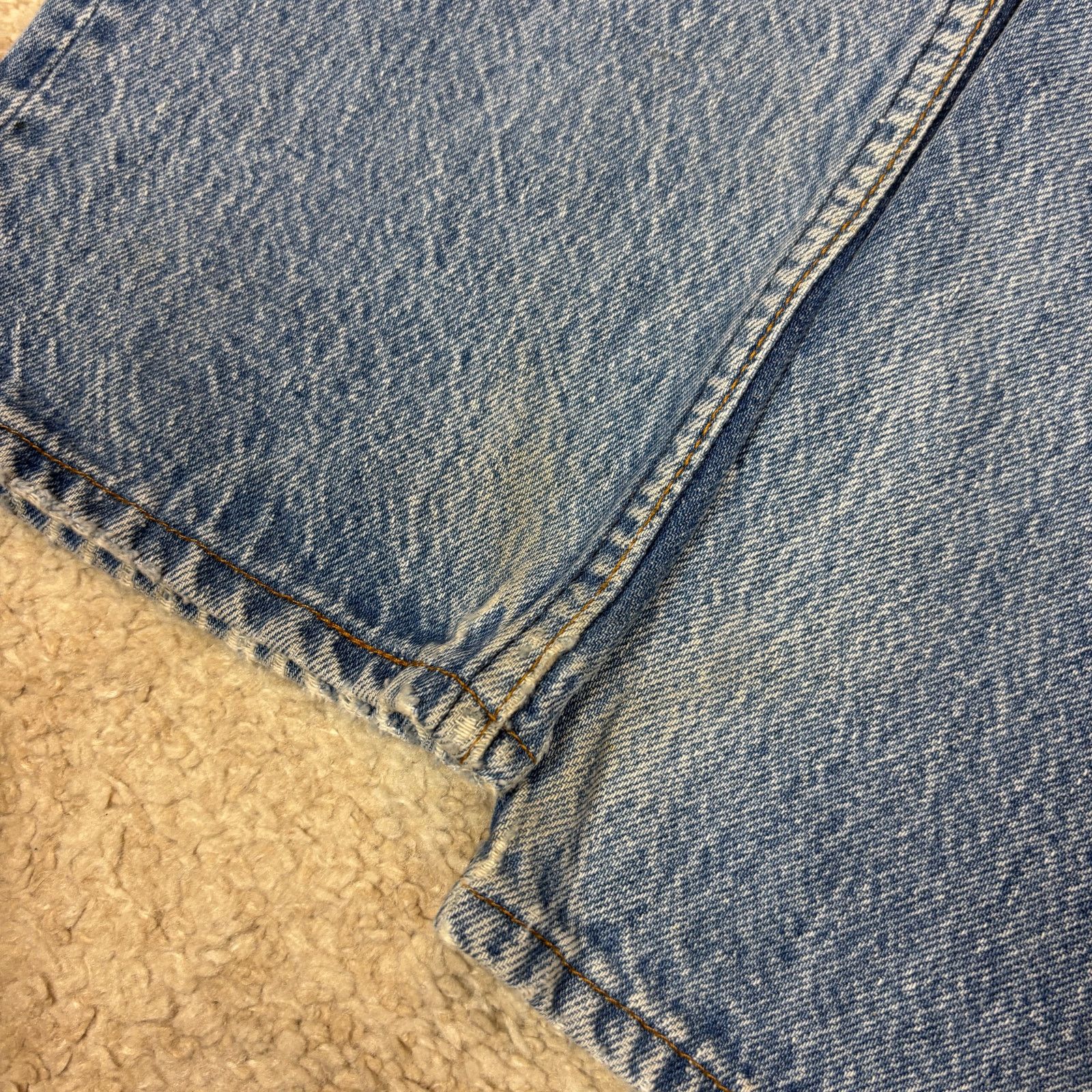 Levi's × Vintage Vintage 80s Levi's 501 Straight Leg Patch Jeans 32x32(30x29) Size US 30 / EU 46 - 12 Thumbnail