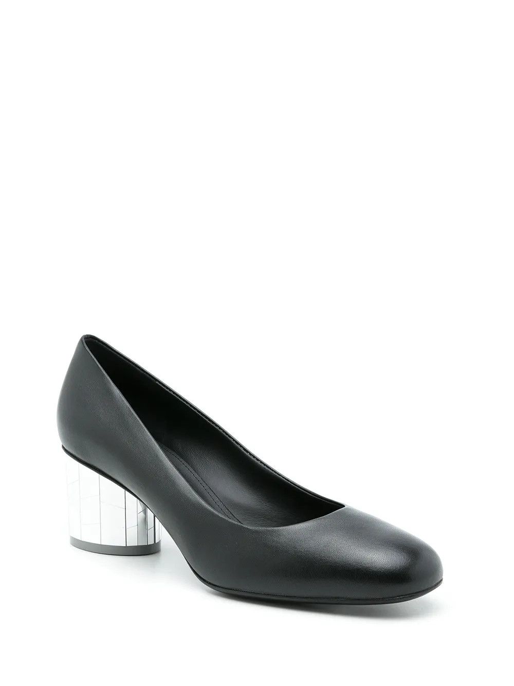 Salvatore Ferragamo o1y0426 Geometric Heel Pumps in Black Size US 6 / IT 36 - 2 Thumbnail