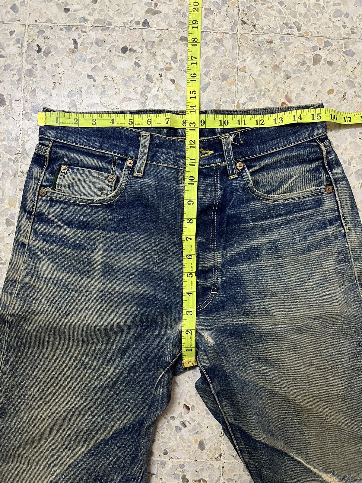 Vintage Vintage Paul Smith purple line selvedge distressed denim Size US 31 - 15 Thumbnail