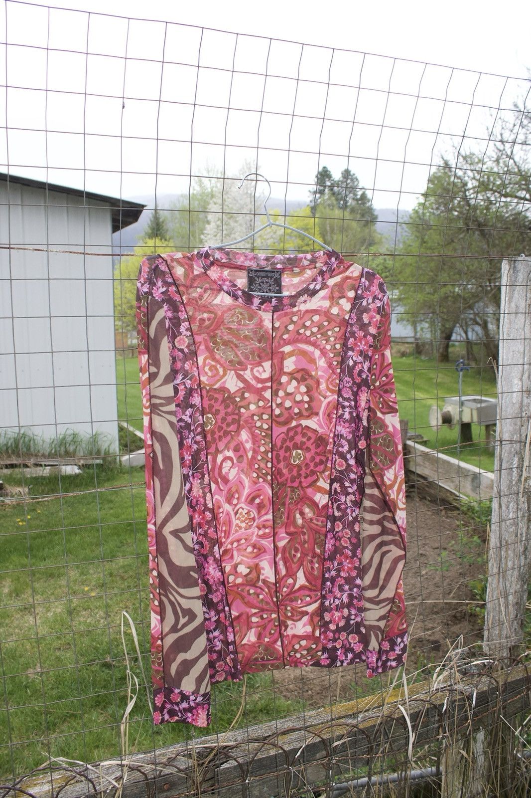 Johnny Was Johnny was. Mesh long sleeve top Size XL / US 12-14 / IT 48-50 - 4 Thumbnail