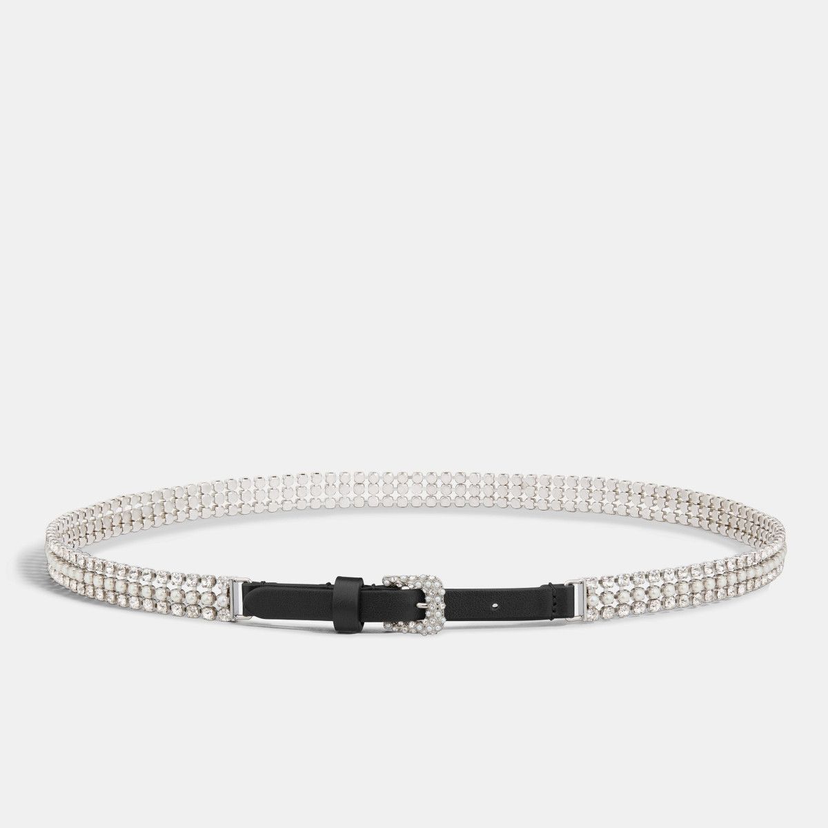 Dior o1bcso1str0126 Size:OS/Sparkle Belt in Black/Silver Size ONE SIZE - 2 Thumbnail