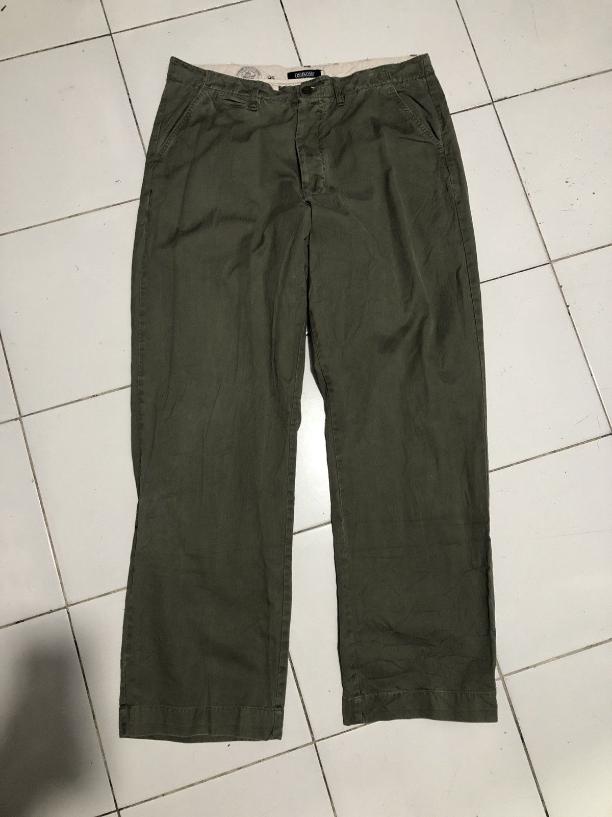 Y2k baggy OSHKOSH OLIVE GREEN WORKWEAR PANTS