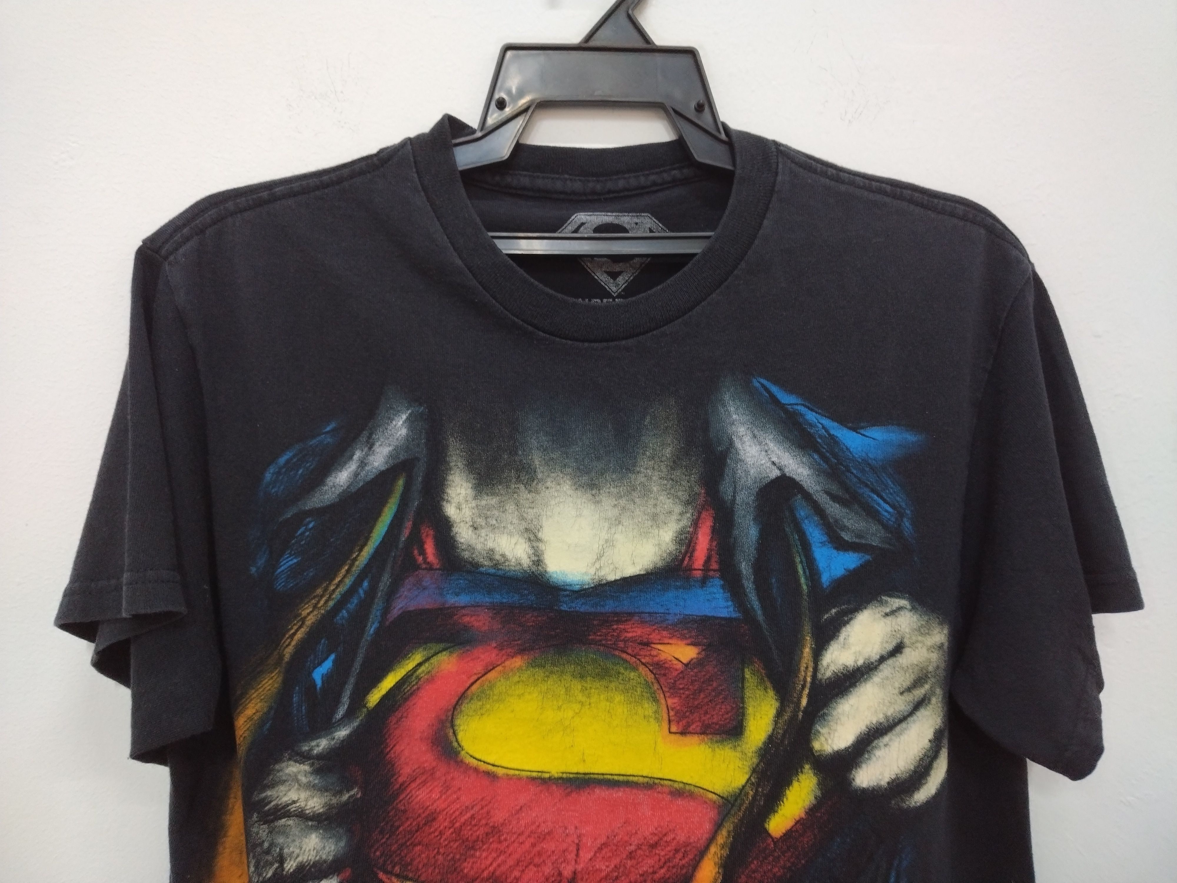 DC Comics × Vintage Vintage Superman t-shirt Awesome Big Print Size US M / EU 48-50 / 2 - 5 Thumbnail
