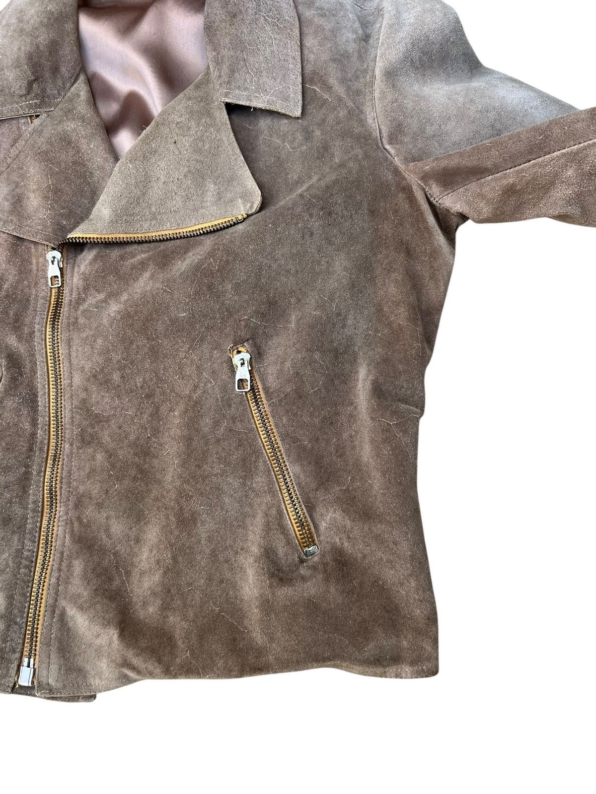Branded Leather 60s Alta Classe Abbigliamento Patina Suede Leather Jacket Size US M / EU 48-50 / 2 - 10 Thumbnail