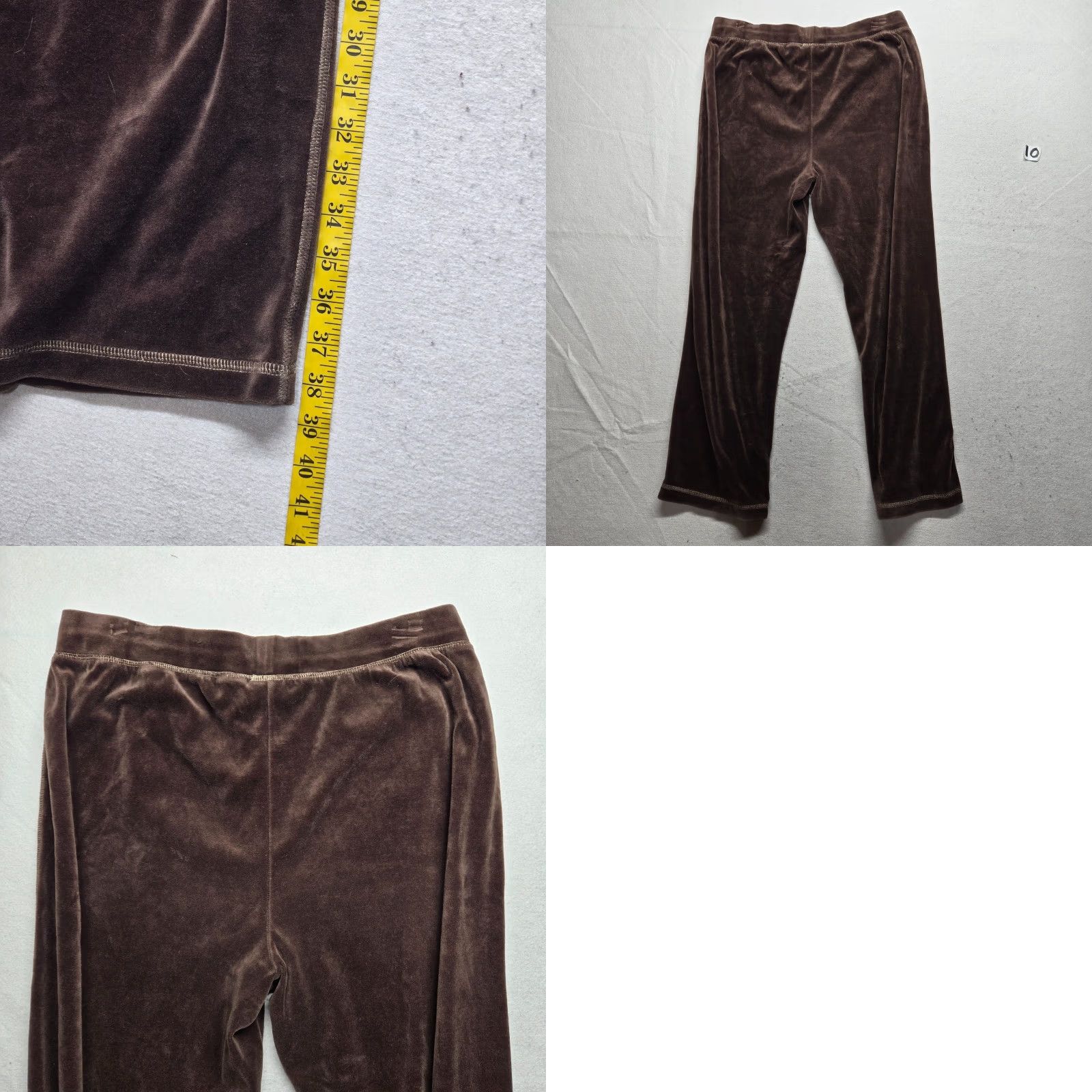 Essentials Kim Rogers Essentials Dress Pants Women PXL Petite Stretch Waist Solid Brown Front Pockets Belt Loops High Rise Size 40" / US 18 - 8 Thumbnail