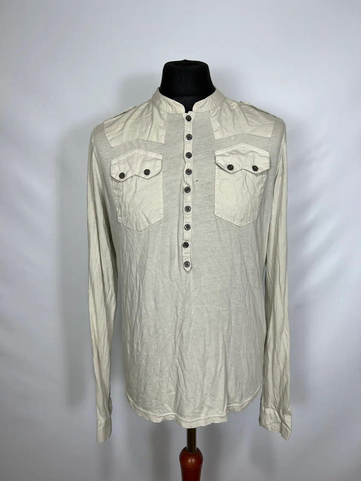 Allsaints × Designer × Japanese Brand All Saints jersey rock shirt Size US L / EU 52-54 / 3 - 1 Thumbnail