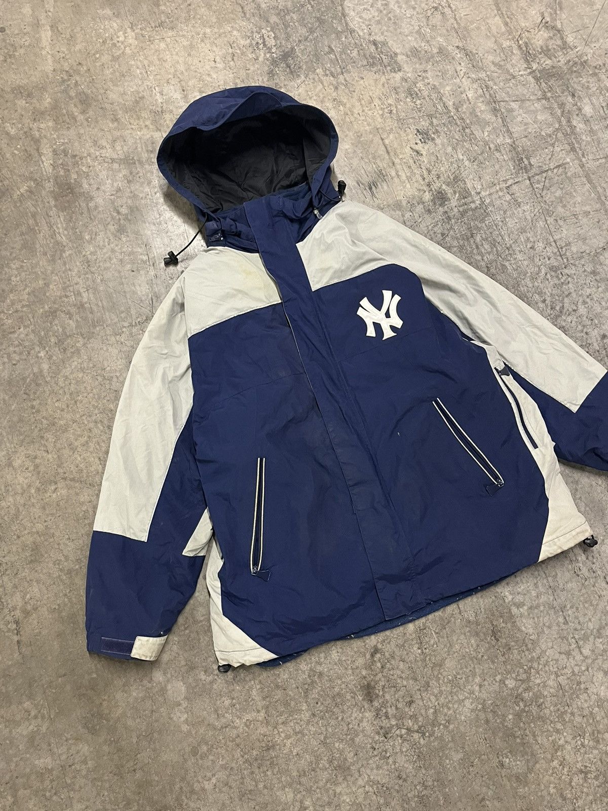 Vintage NY Yankees vintage winter jacket 3 in 1 hype steeetwear rare Size US XL / EU 56 / 4 - 7 Thumbnail