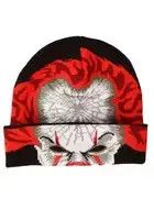 Hypebeast IT Pennywise Clown Flip Down Beanie Ski Mask Hat Size ONE SIZE - 2 Thumbnail