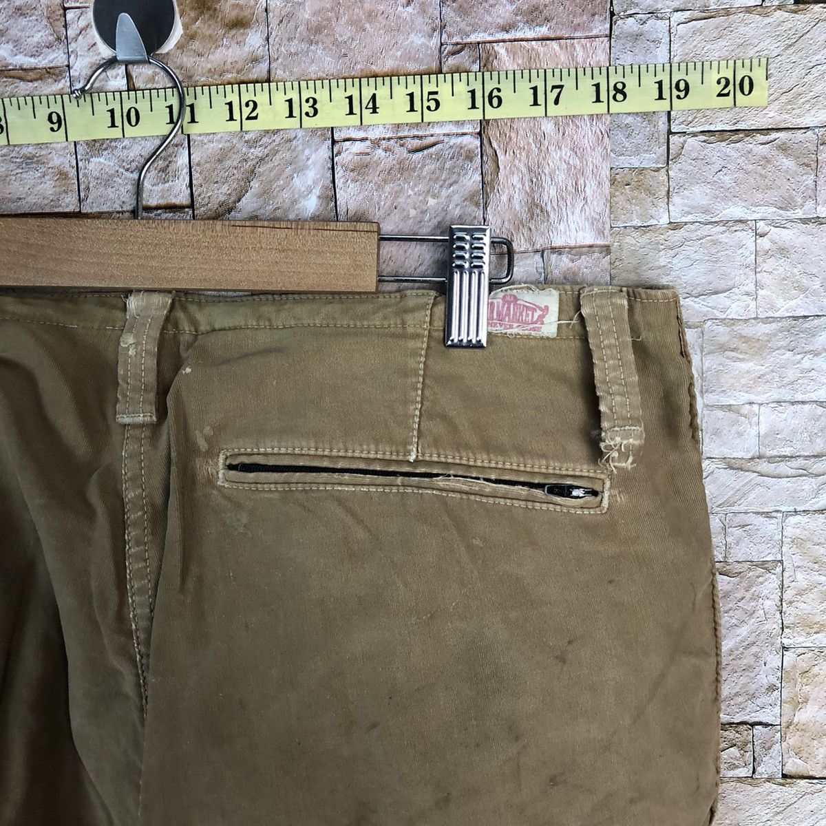 HOLLYWOOD RANCH MARKET D HRM Hollywood Ranch Market Brown ripped cargo Pants #A350 Size US 32 / EU 48 - 19 Thumbnail
