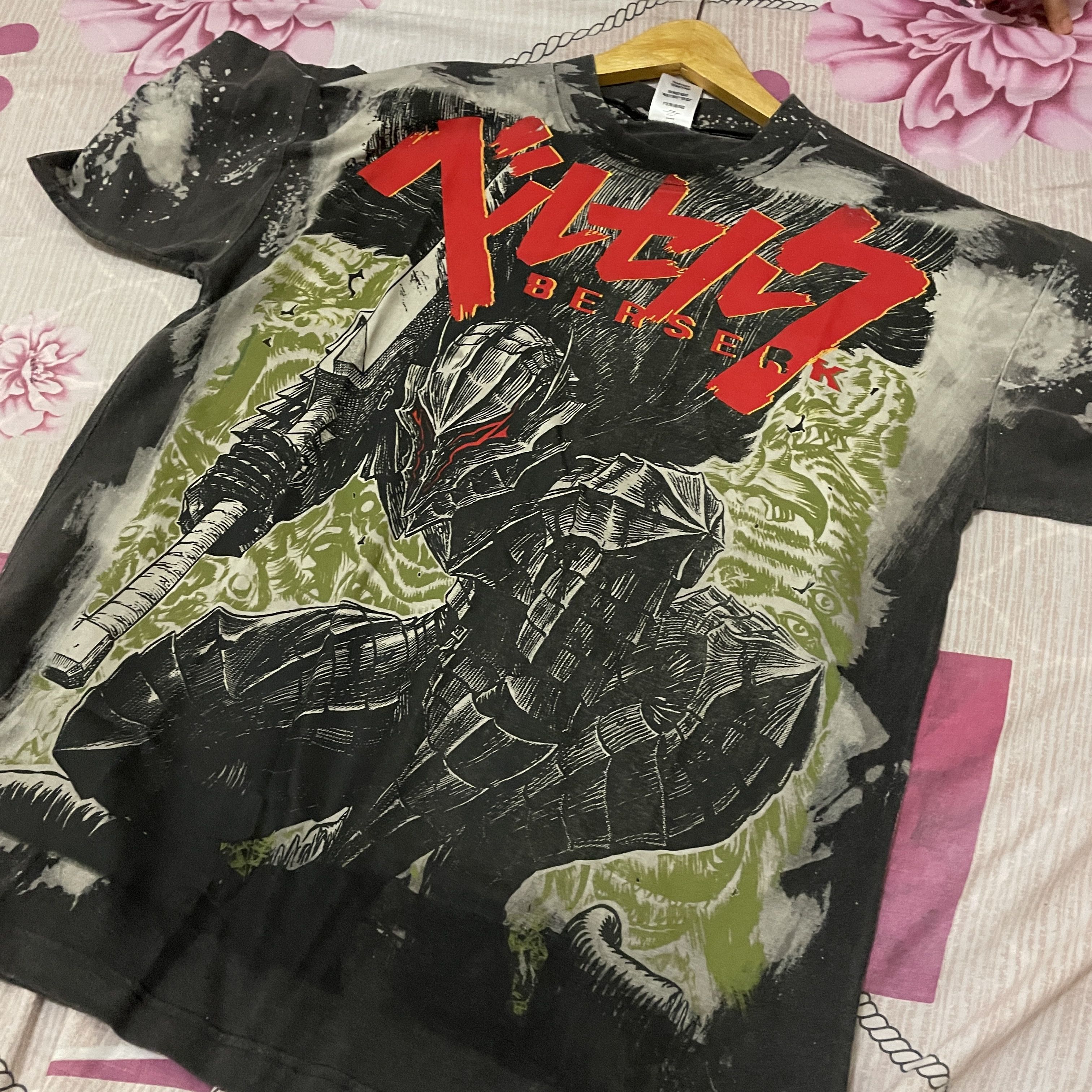 image of Berserk Guts Berserker Japanese Manga T-Shirt XL in Black, Men's