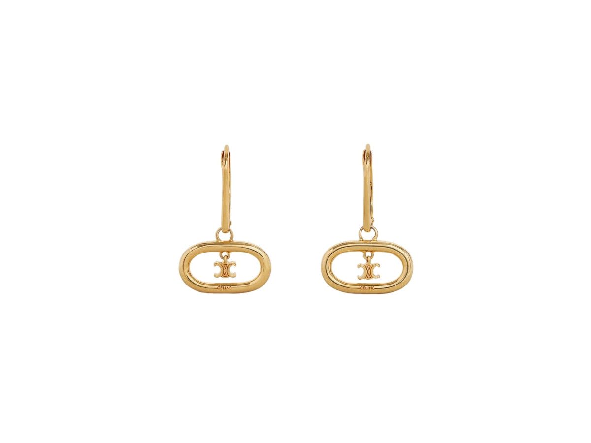 Celine o1loc1c0226 Size :OS/Triomphe Mobile Earrings in Golden Size ONE SIZE - 1 Thumbnail