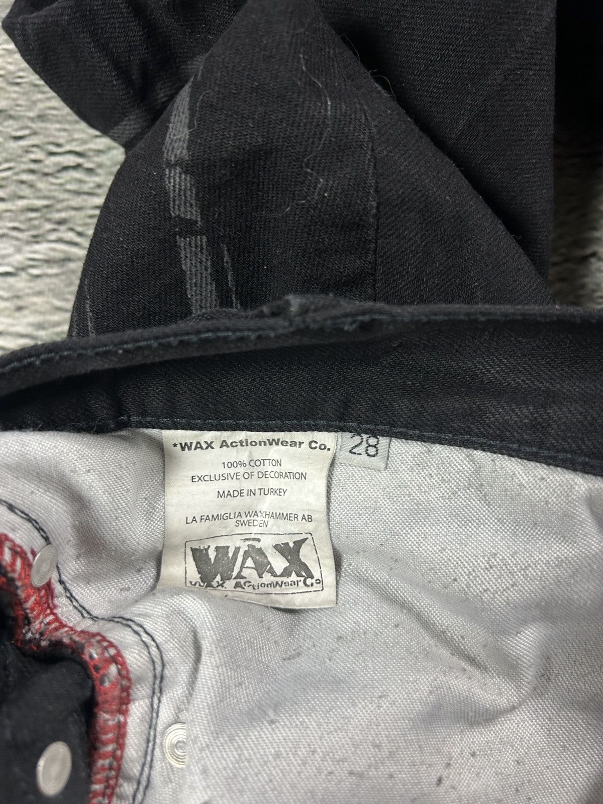 Wax London Wax jeans studded flared black skull Size 28" / US 6 / IT 42 - 10 Thumbnail