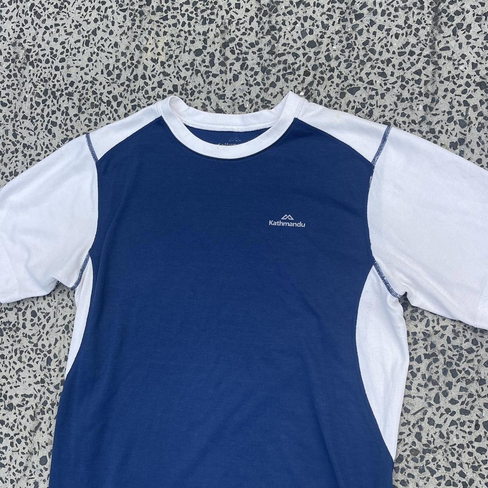 Kathmandu Blue and White Kathmandu Tee Size M / US 6-8 / IT 42-44 - 2 Thumbnail