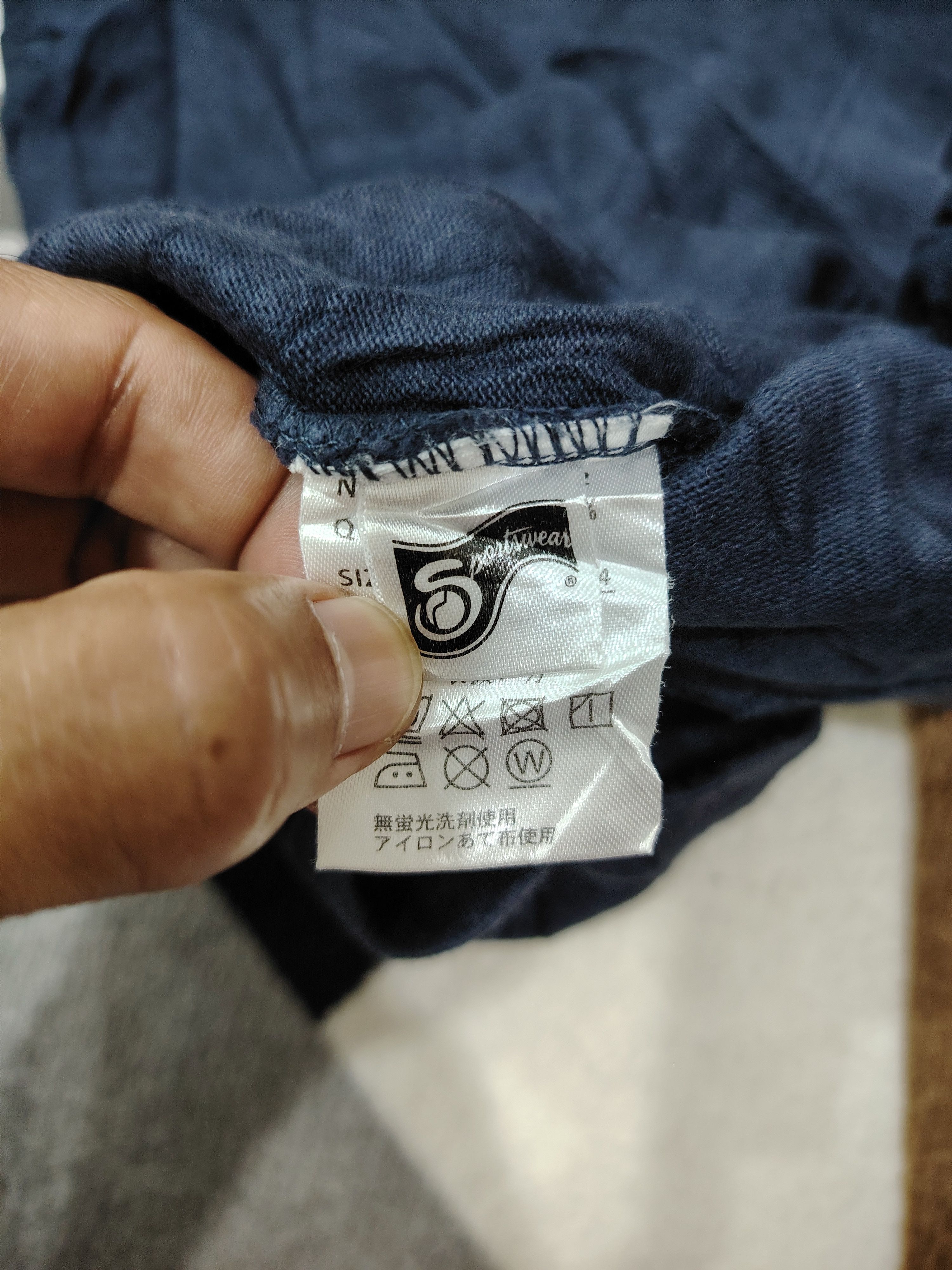 Denime Vtg Denime x Sportswear Single Pocket Heavy Cotton Tee Size US L / EU 52-54 / 3 - 8 Thumbnail