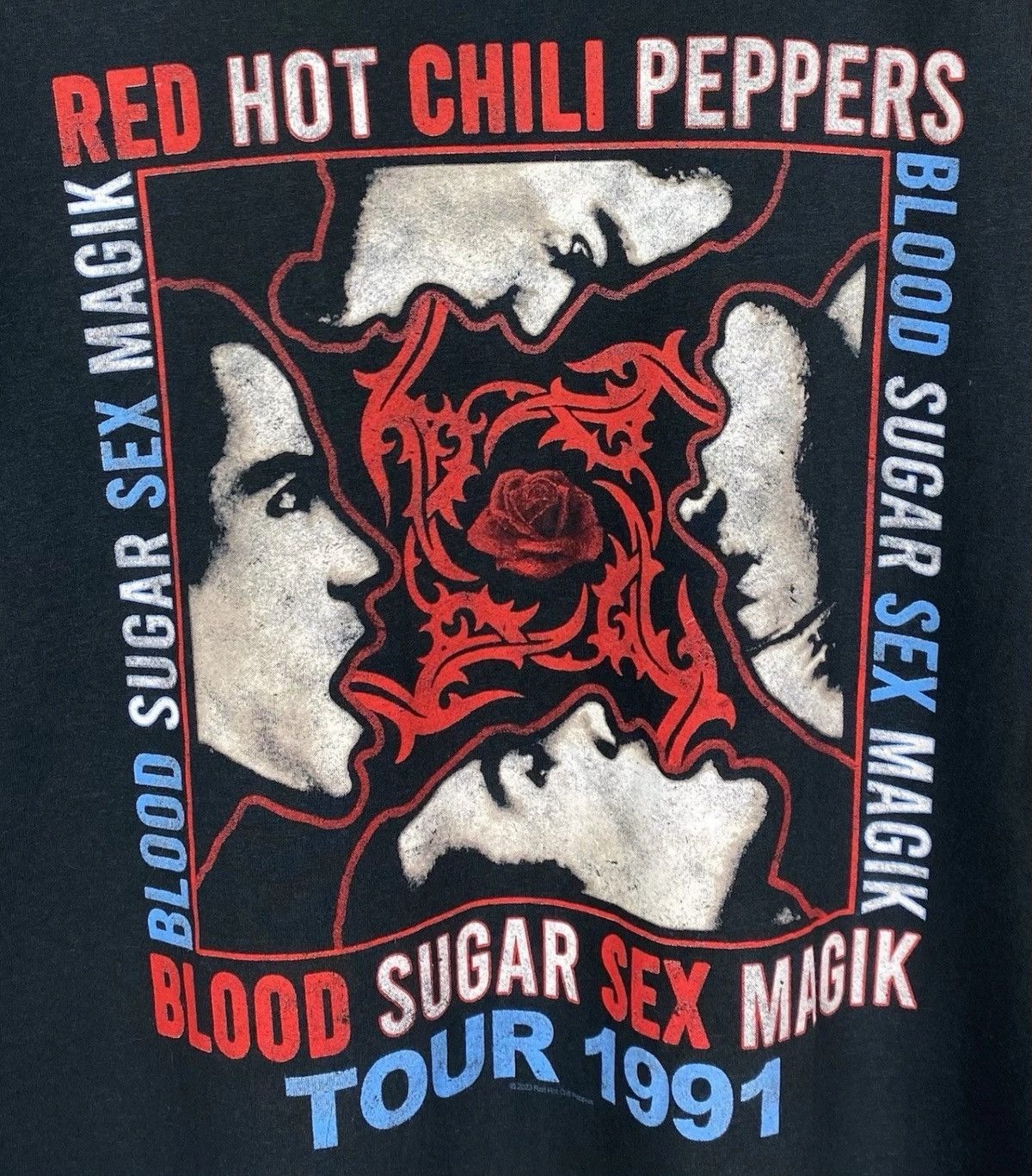 Amplified Red Hot Chili Peppers Blood Sugar Sex Magik Tour T-Shirt Size US S / EU 44-46 / 1 - 3 Thumbnail